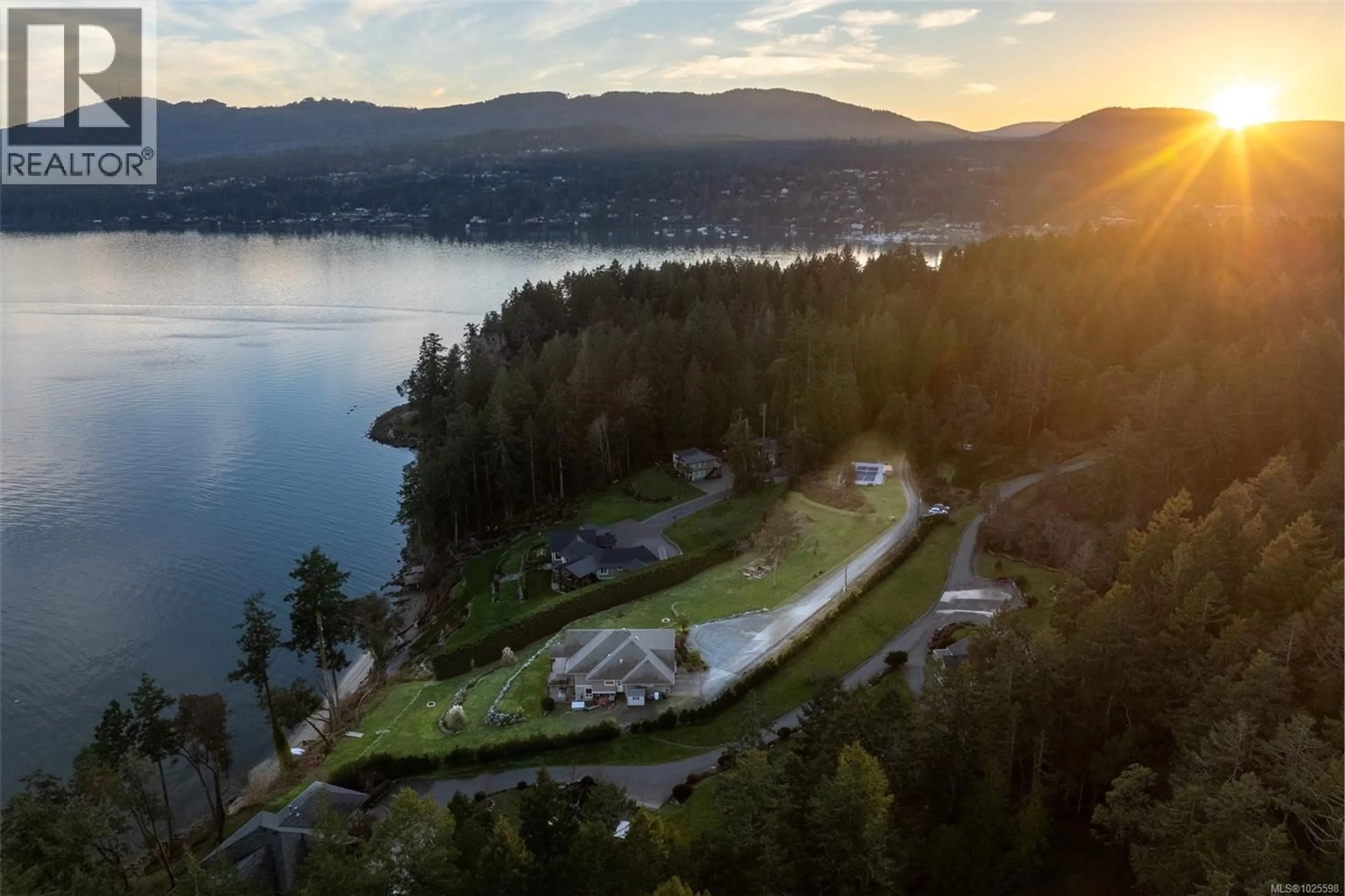A pic from outside/outdoor area/front of a property/back of a property/a pic from drone, water/lake/river/ocean view for 2851 WHISKEY POINT ROAD, Mill Bay British Columbia V0R2P2