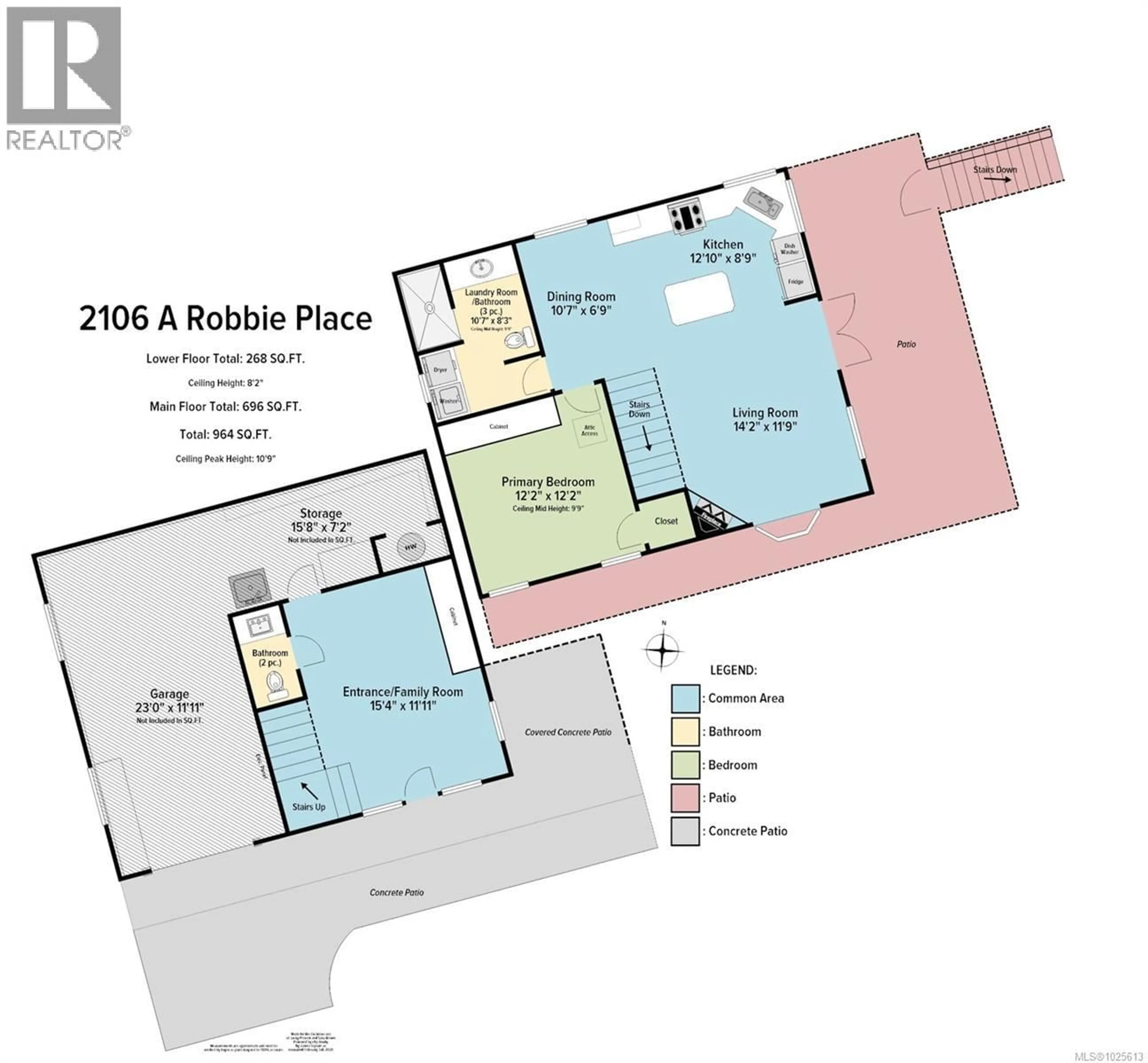 Floor plan for 2106 ROBBIE PLACE, Nanaimo British Columbia V9S2V4