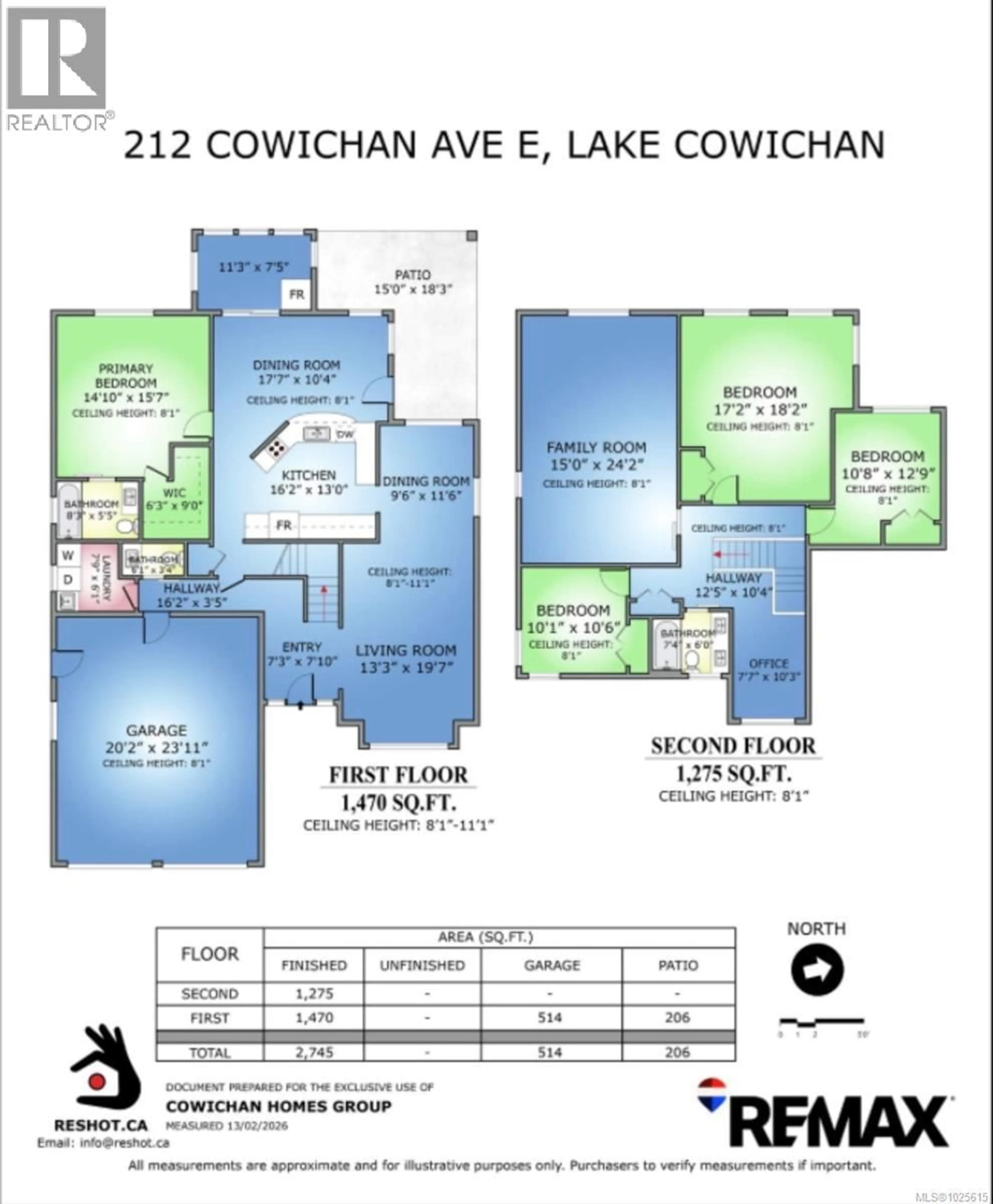 Floor plan for 212 COWICHAN AVENUE EAST, Lake Cowichan British Columbia V0R2G0