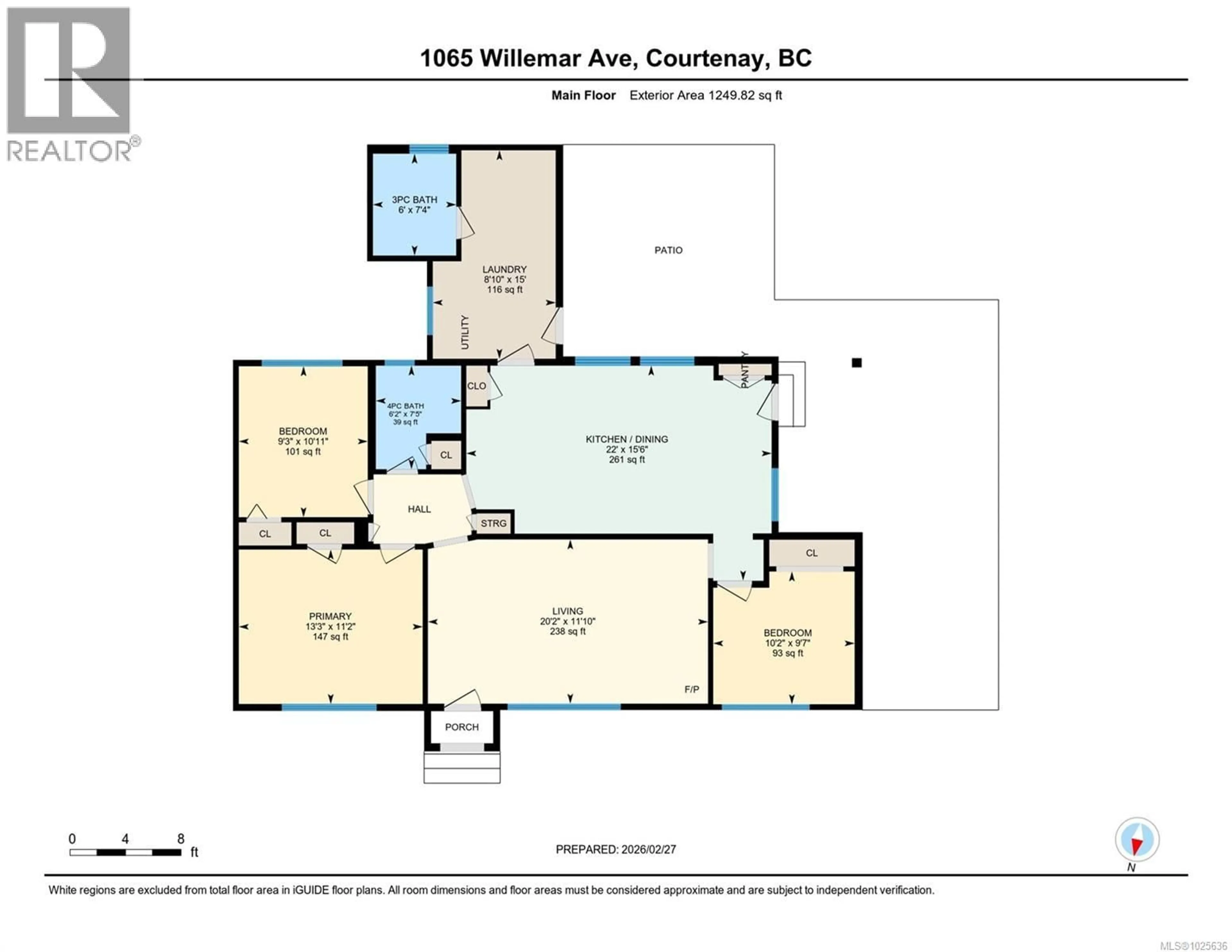 Floor plan for 1065 WILLEMAR AVENUE, Courtenay British Columbia V9N3M1