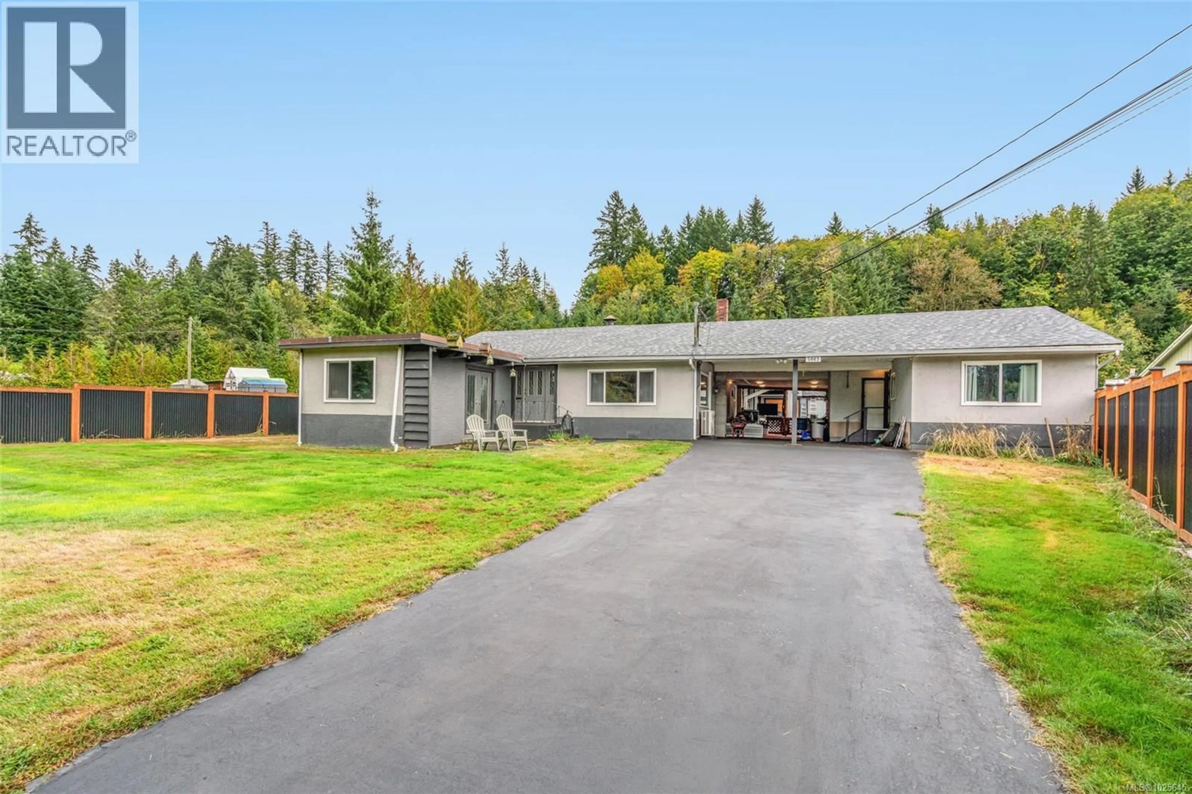 A pic from outside/outdoor area/front of a property/back of a property/a pic from drone, street for 5863 GRANDVIEW ROAD, Port Alberni British Columbia V9Y8W1