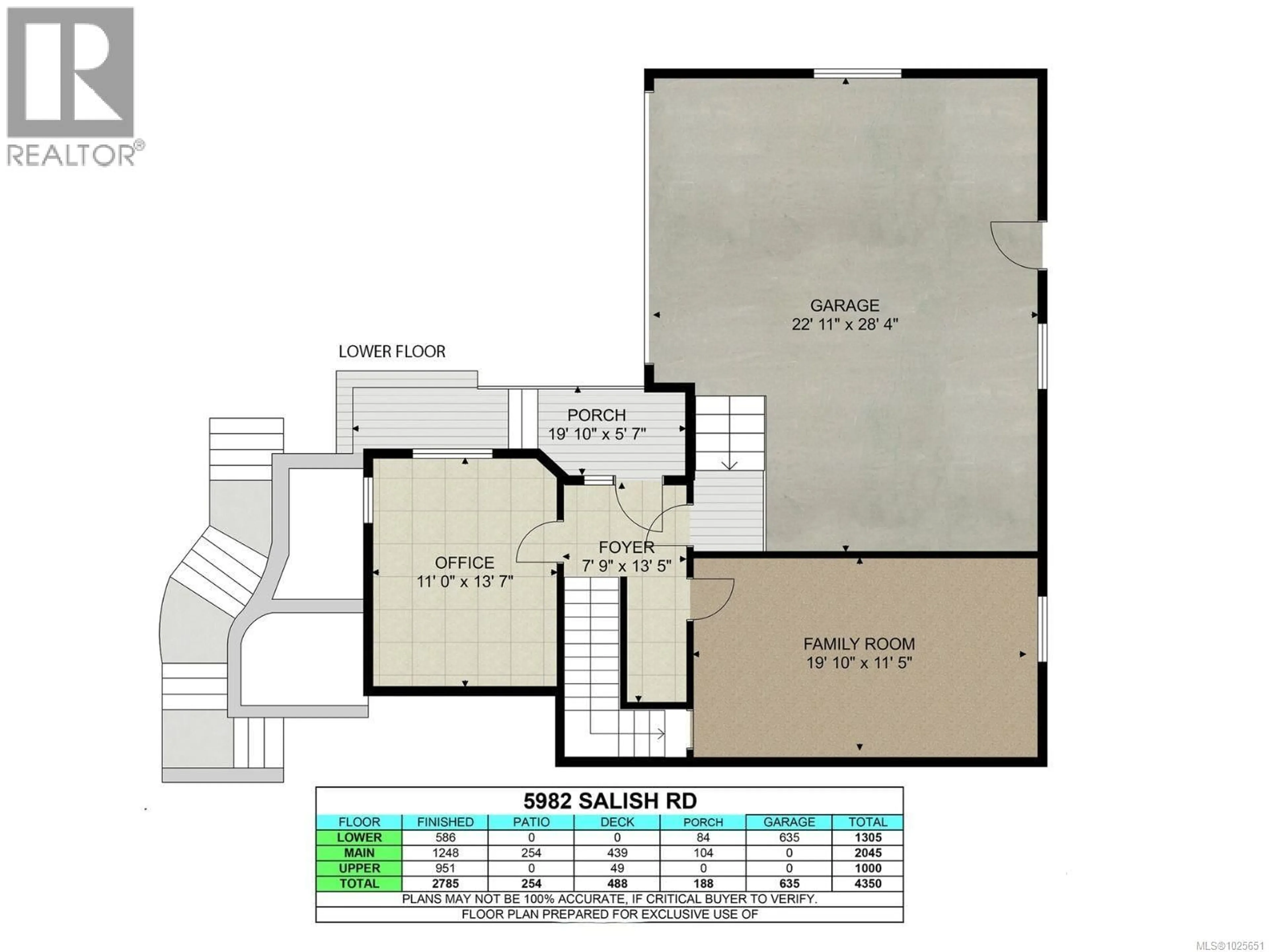 Floor plan for 5982 SALISH ROAD, Duncan British Columbia V9L0B3