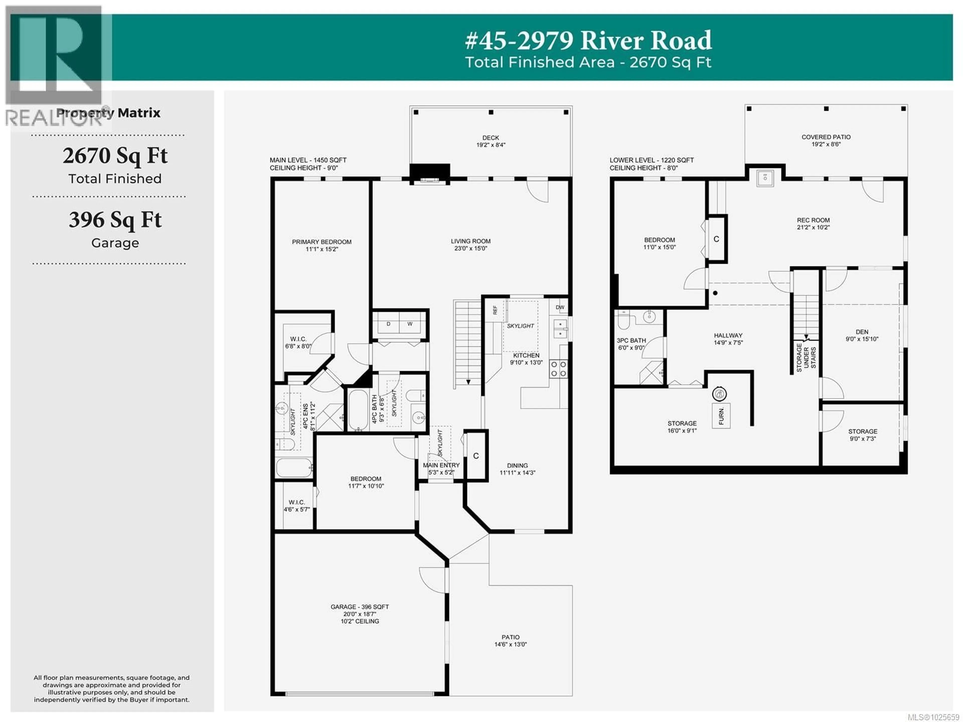 Floor plan for 45 - 2979 RIVER ROAD, Chemainus British Columbia V0R1K3