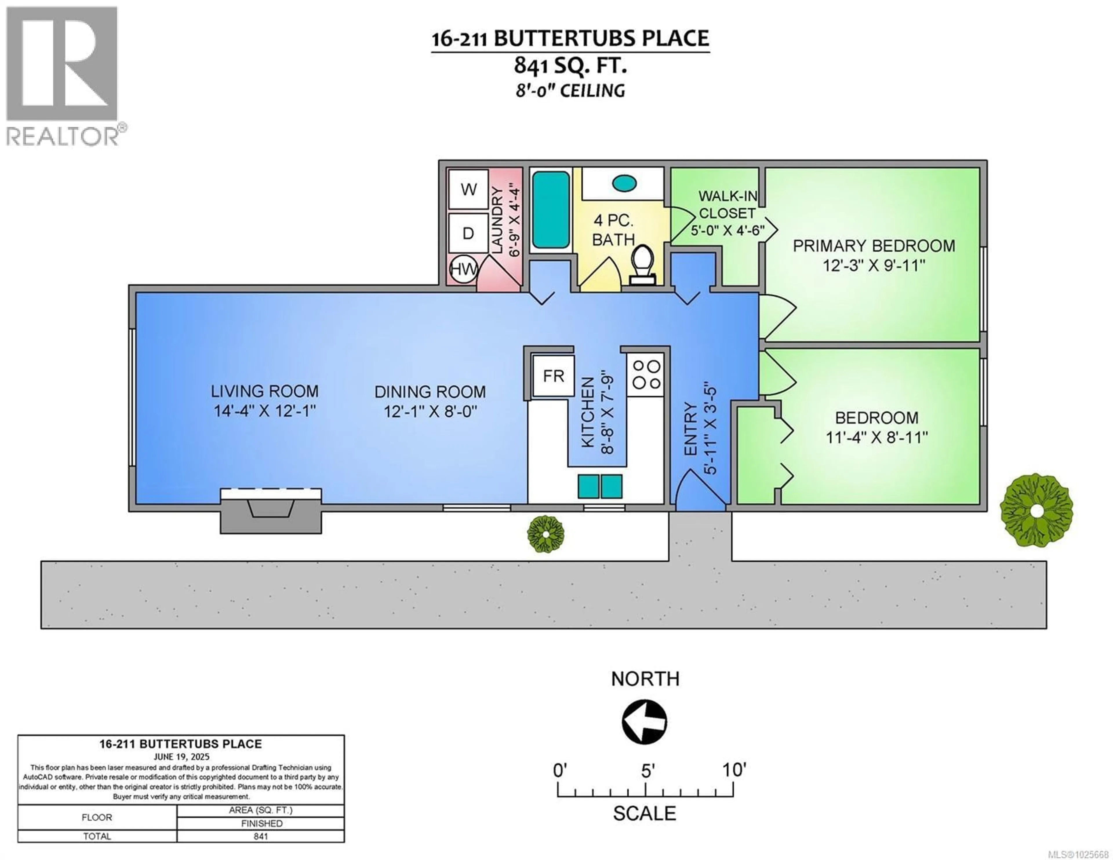 Floor plan for 16 - 211 BUTTERTUBS PLACE, Nanaimo British Columbia V9R3X8