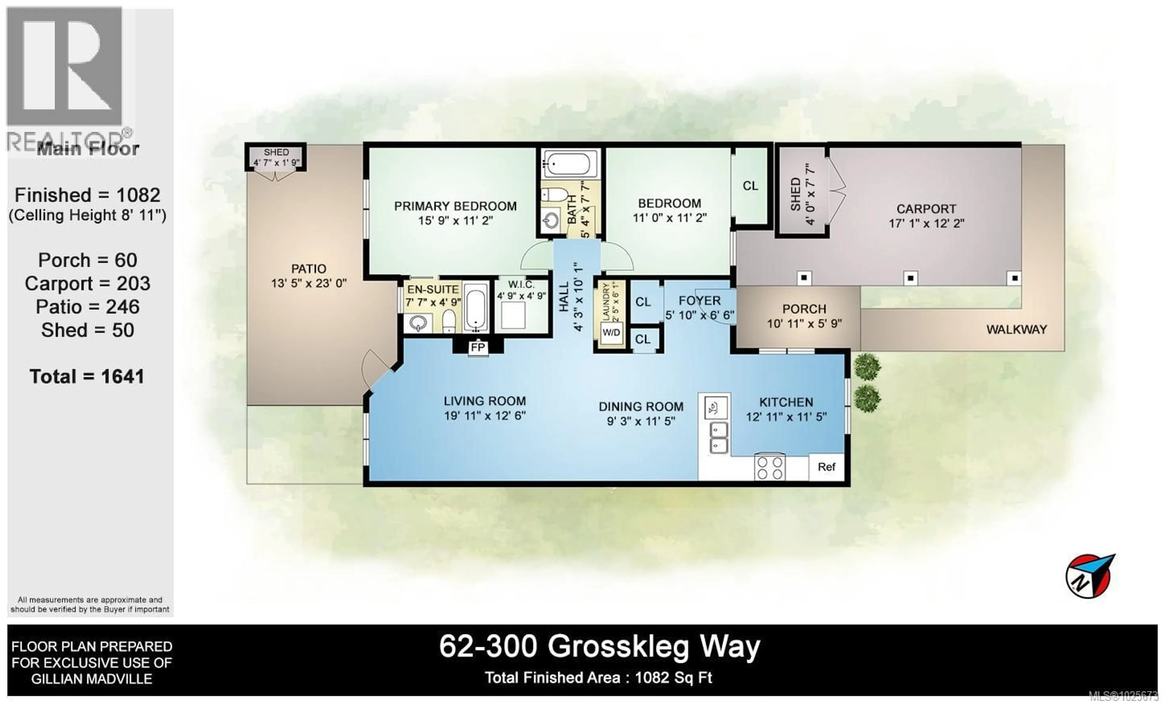 Floor plan for 62 - 300 GROSSKLEG WAY, Lake Cowichan British Columbia V0R2G0