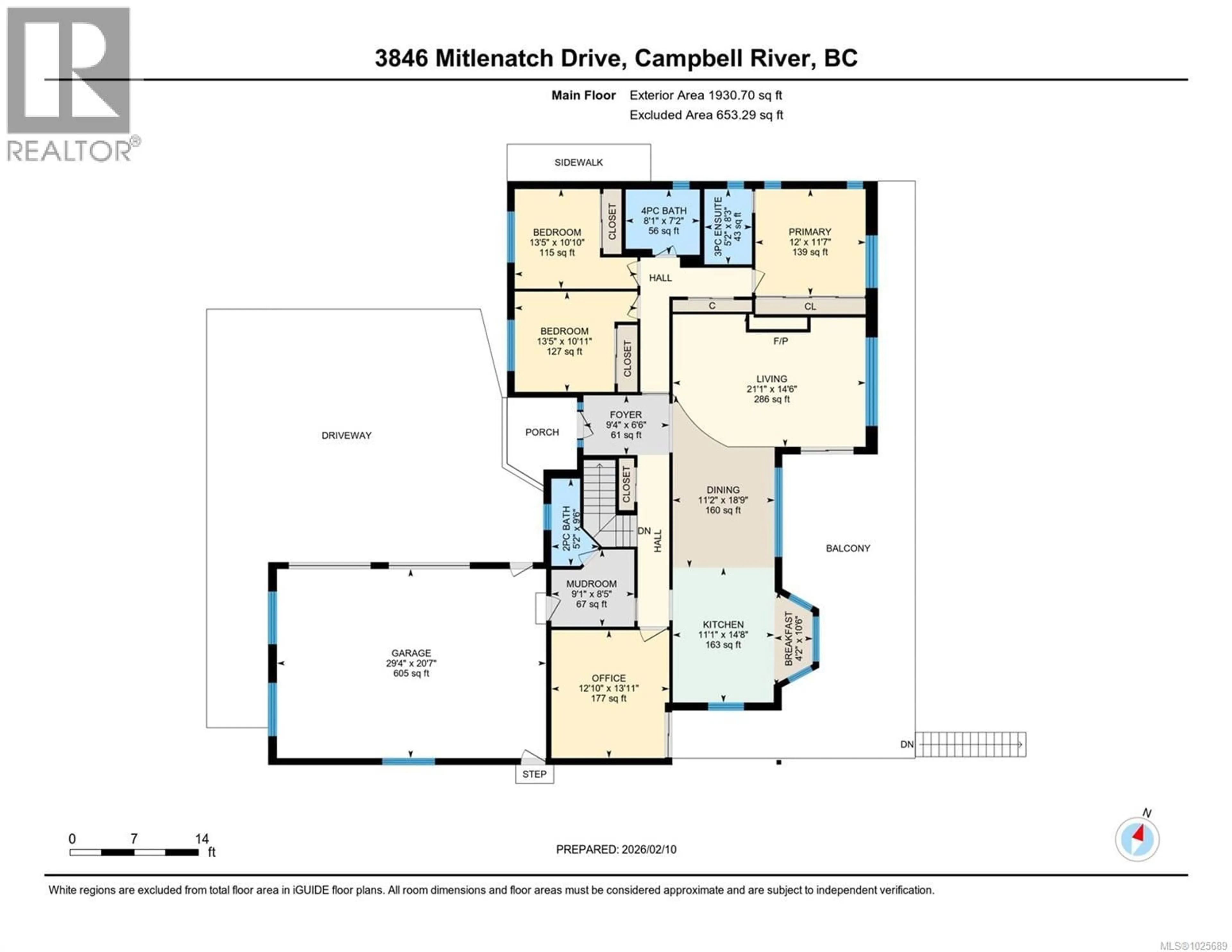 Floor plan for 3846 MITLENATCH DRIVE, Campbell River British Columbia V9H1J6