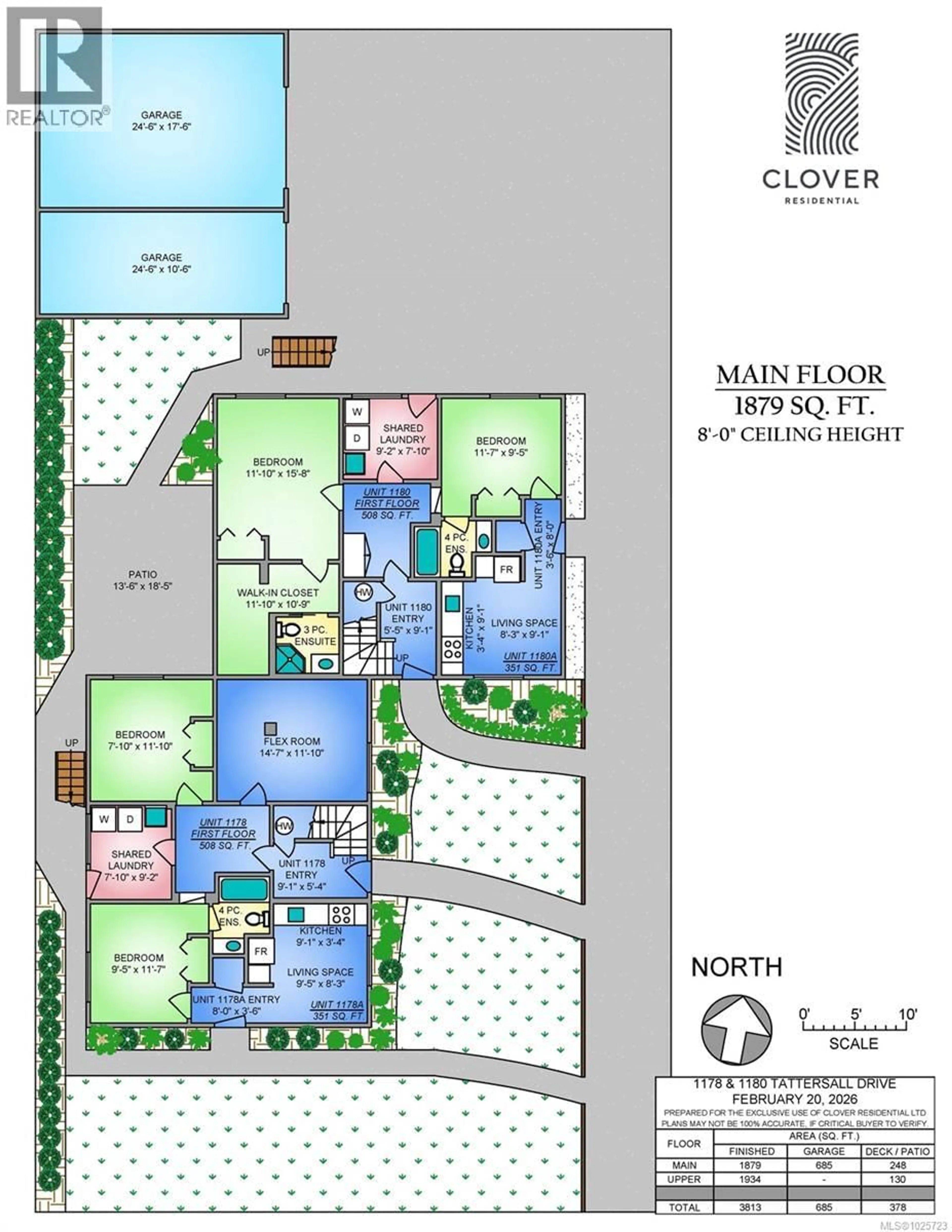 Floor plan for 1178/1180 TATTERSALL DRIVE, Saanich British Columbia V8P1Y9