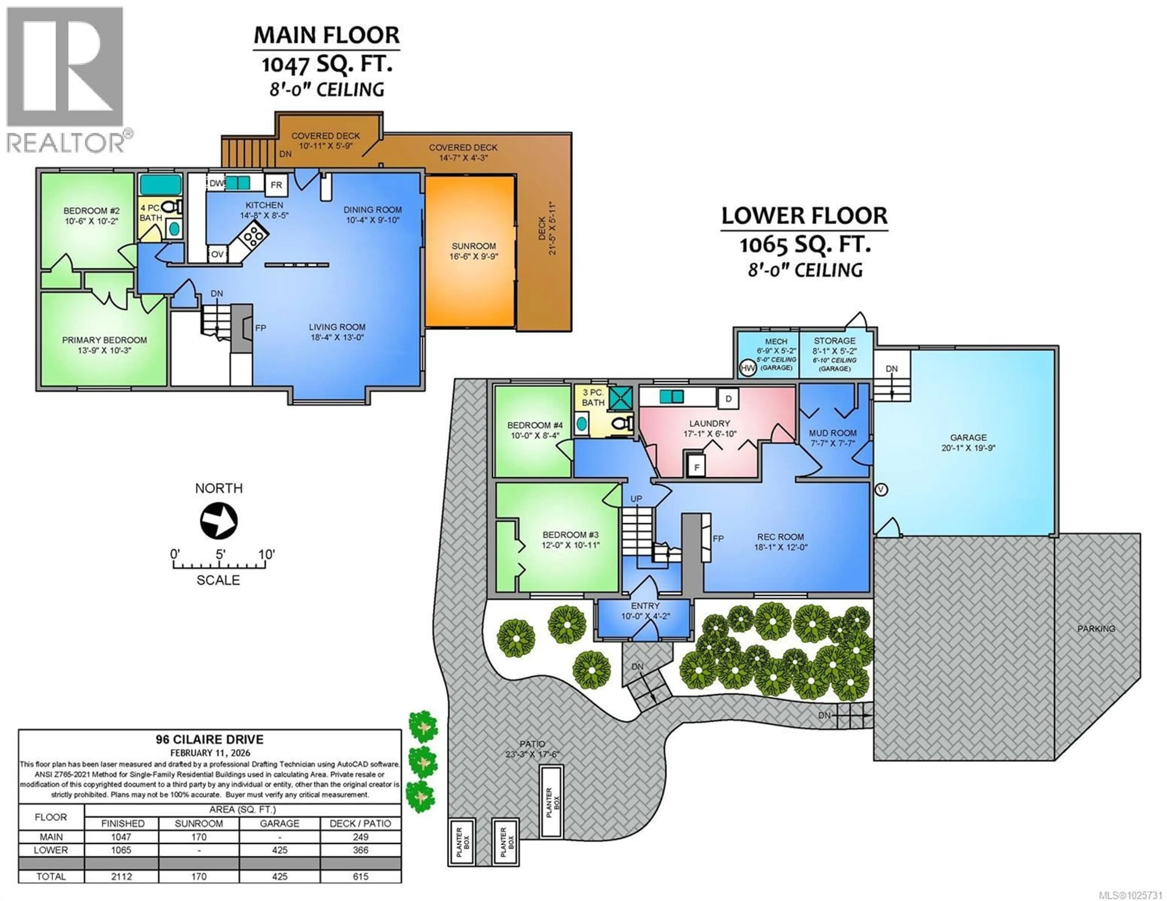Floor plan for 96 CILAIRE DRIVE, Nanaimo British Columbia V9S3E1