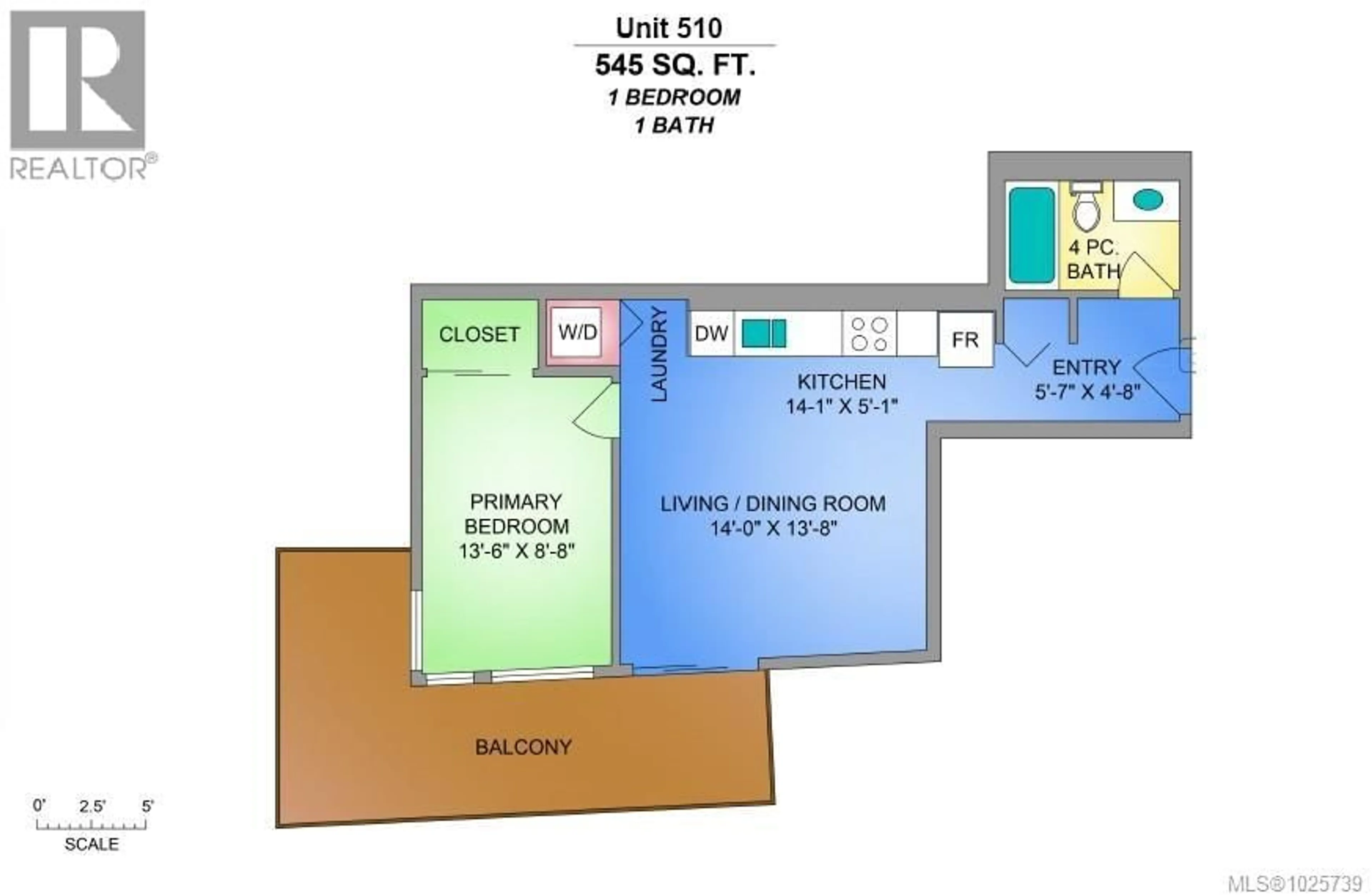 Floor plan for 510 - 6320 SENTINAL DRIVE, Nanaimo British Columbia V9V1W4