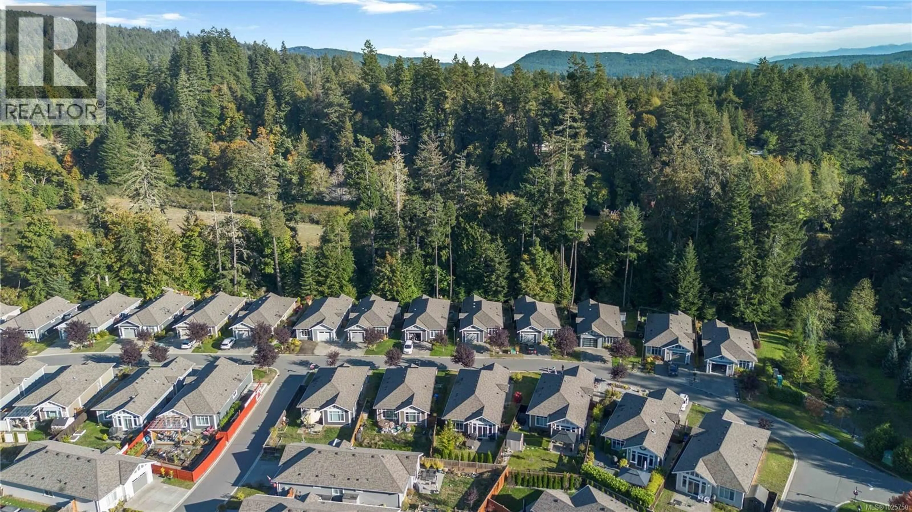 A pic from outside/outdoor area/front of a property/back of a property/a pic from drone, forest/trees view for 6373 SHAMBROOK DRIVE, Sooke British Columbia V9Z1N9