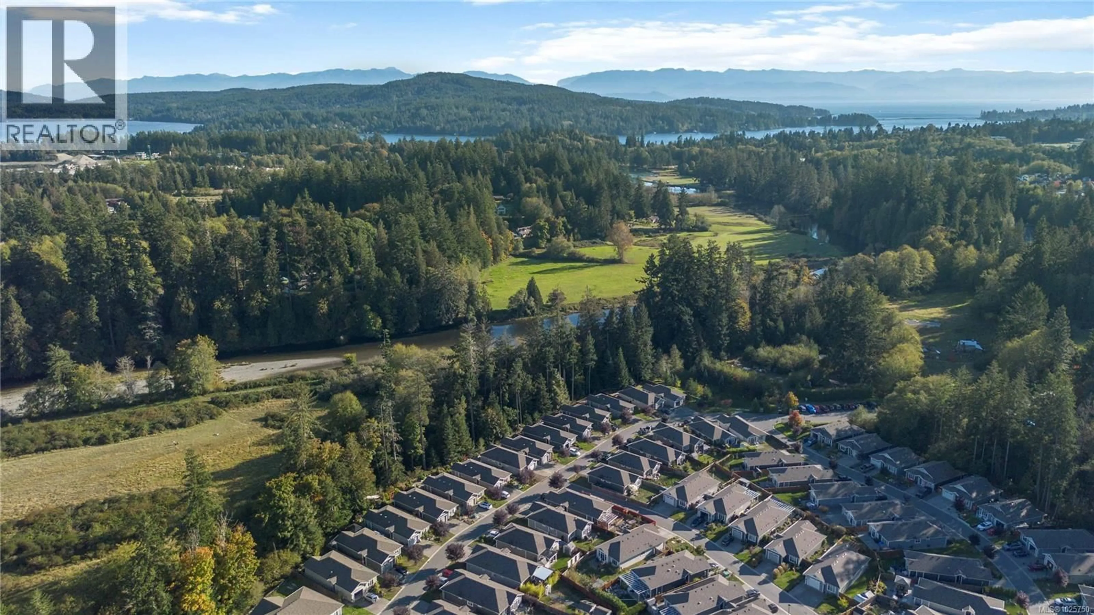 A pic from outside/outdoor area/front of a property/back of a property/a pic from drone, water/lake/river/ocean view for 6373 SHAMBROOK DRIVE, Sooke British Columbia V9Z1N9