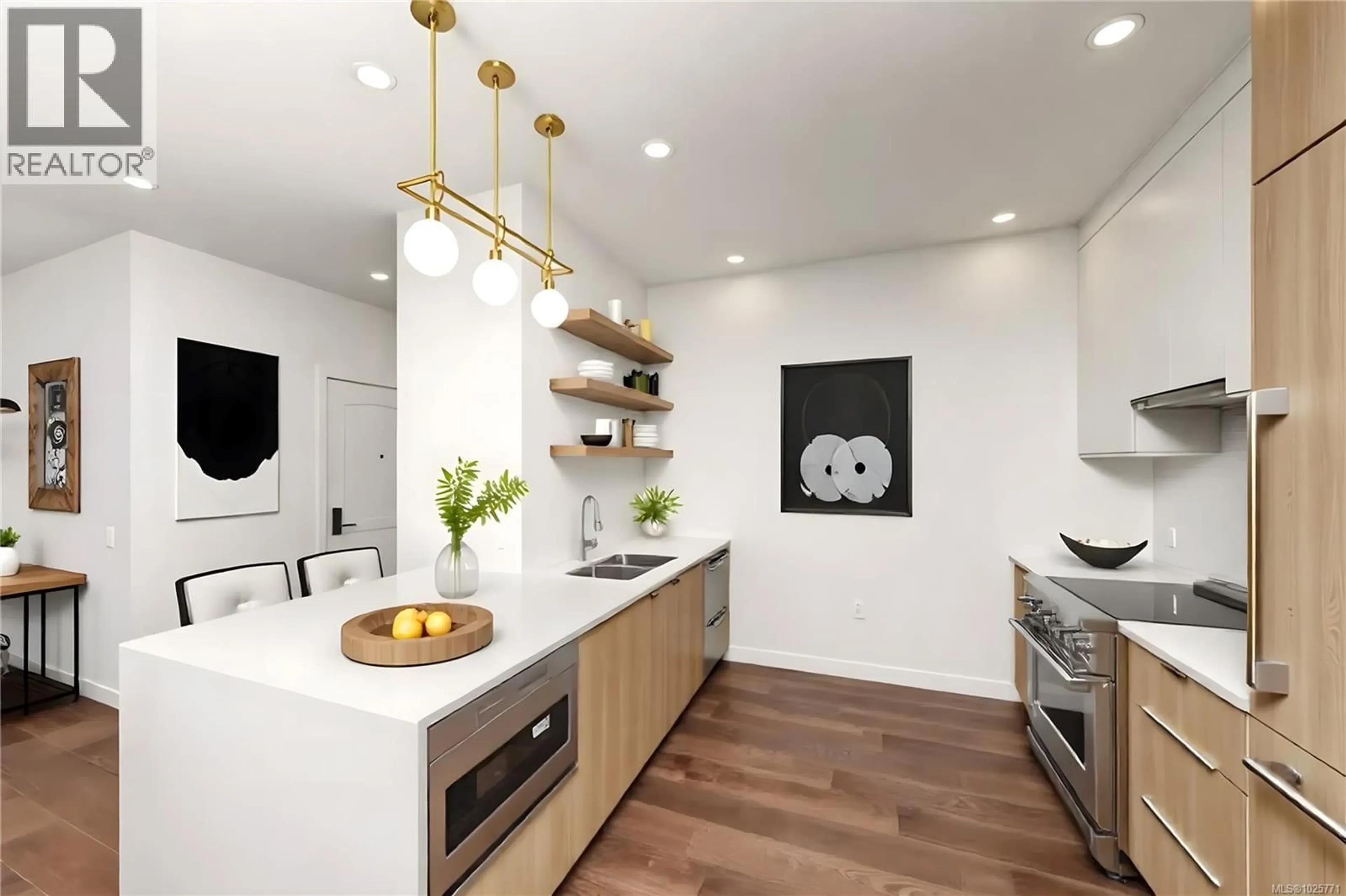 Contemporary kitchen, unknown for 105 - 9570 FIFTH STREET, Sidney British Columbia V8L2W5