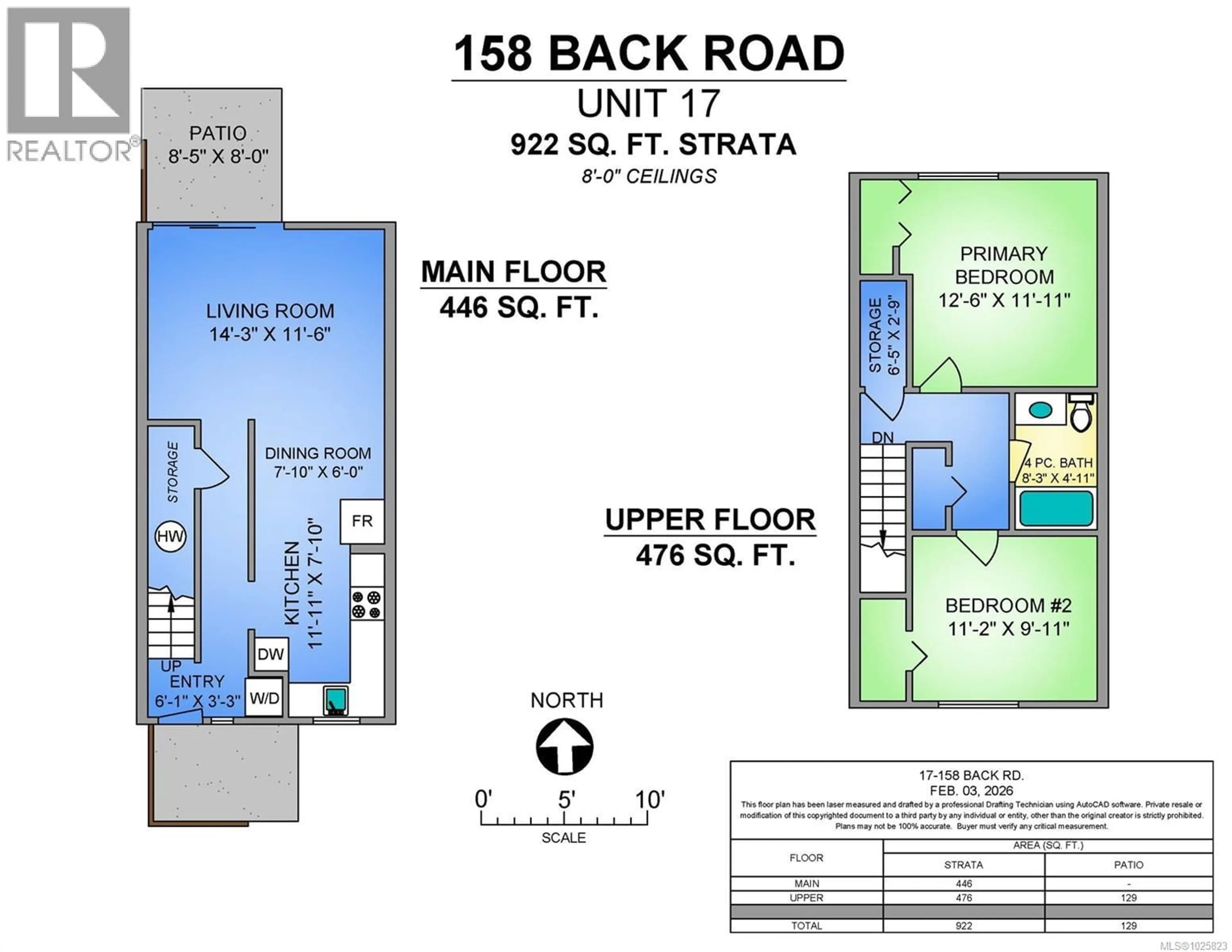 Floor plan for 17 - 158 BACK ROAD, Courtenay British Columbia V9N3W6