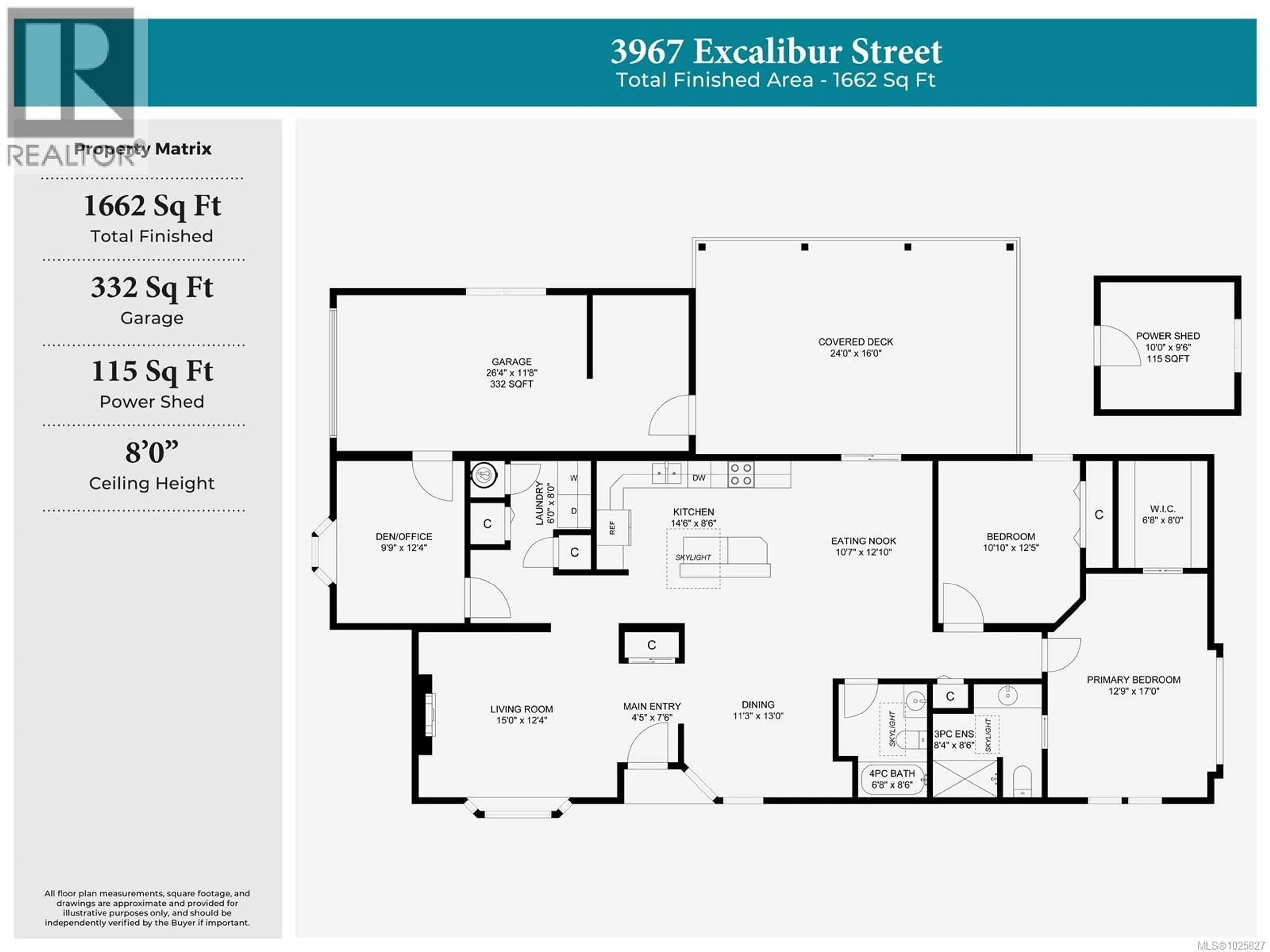 Floor plan for 3967 EXCALIBUR STREET, Nanaimo British Columbia V9T6B9