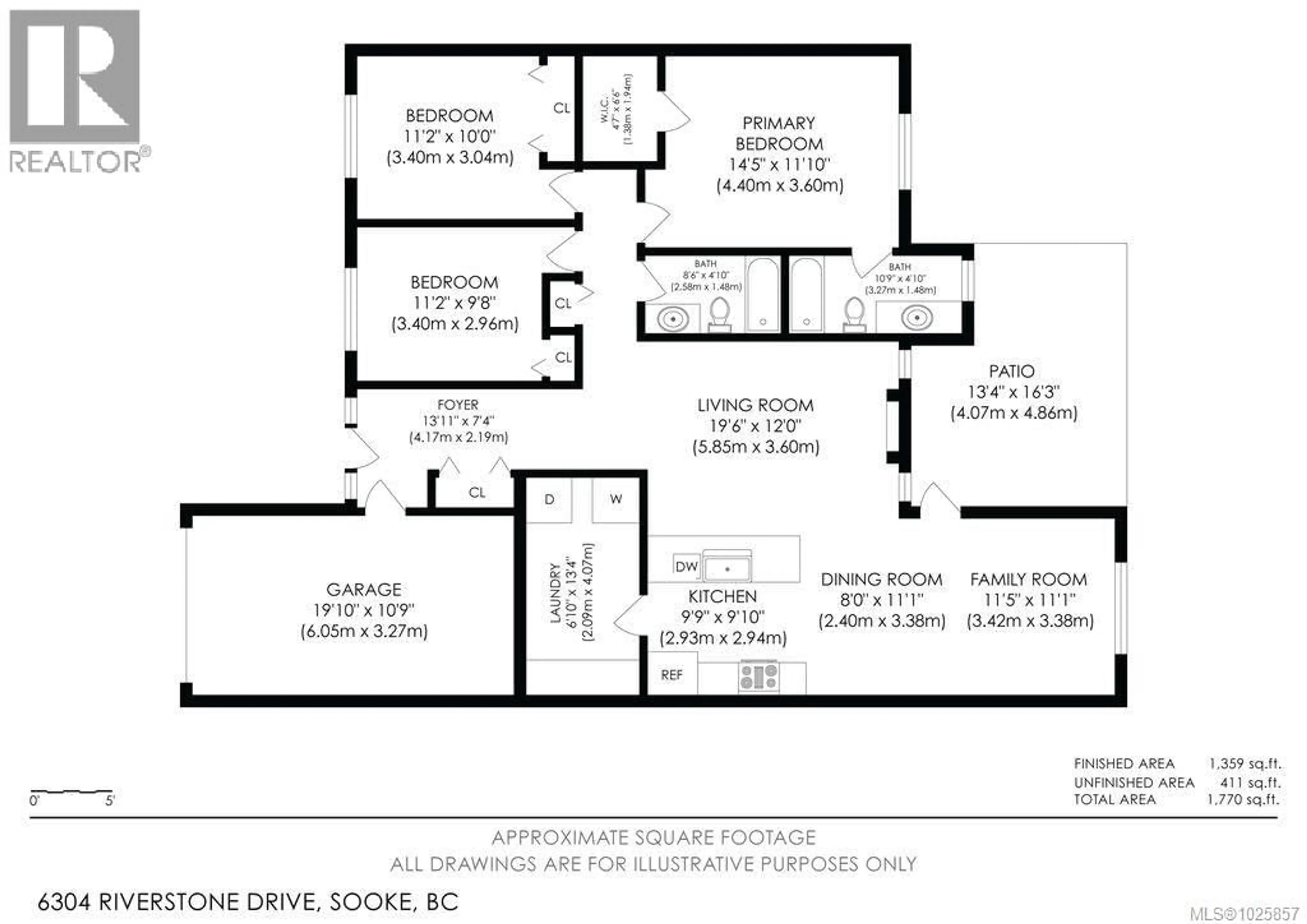 Floor plan for 6304 RIVERSTONE DRIVE, Sooke British Columbia V9Z1N4