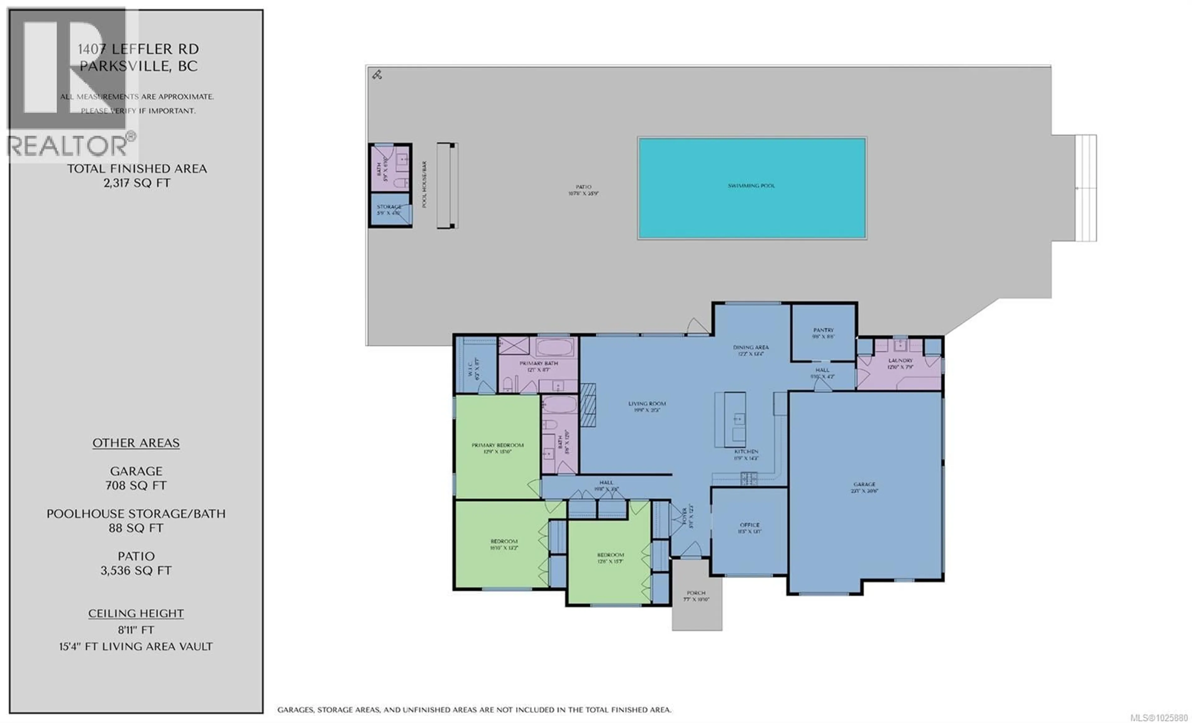 Floor plan for 1407 LEFFLER ROAD, Errington British Columbia V0R1V0