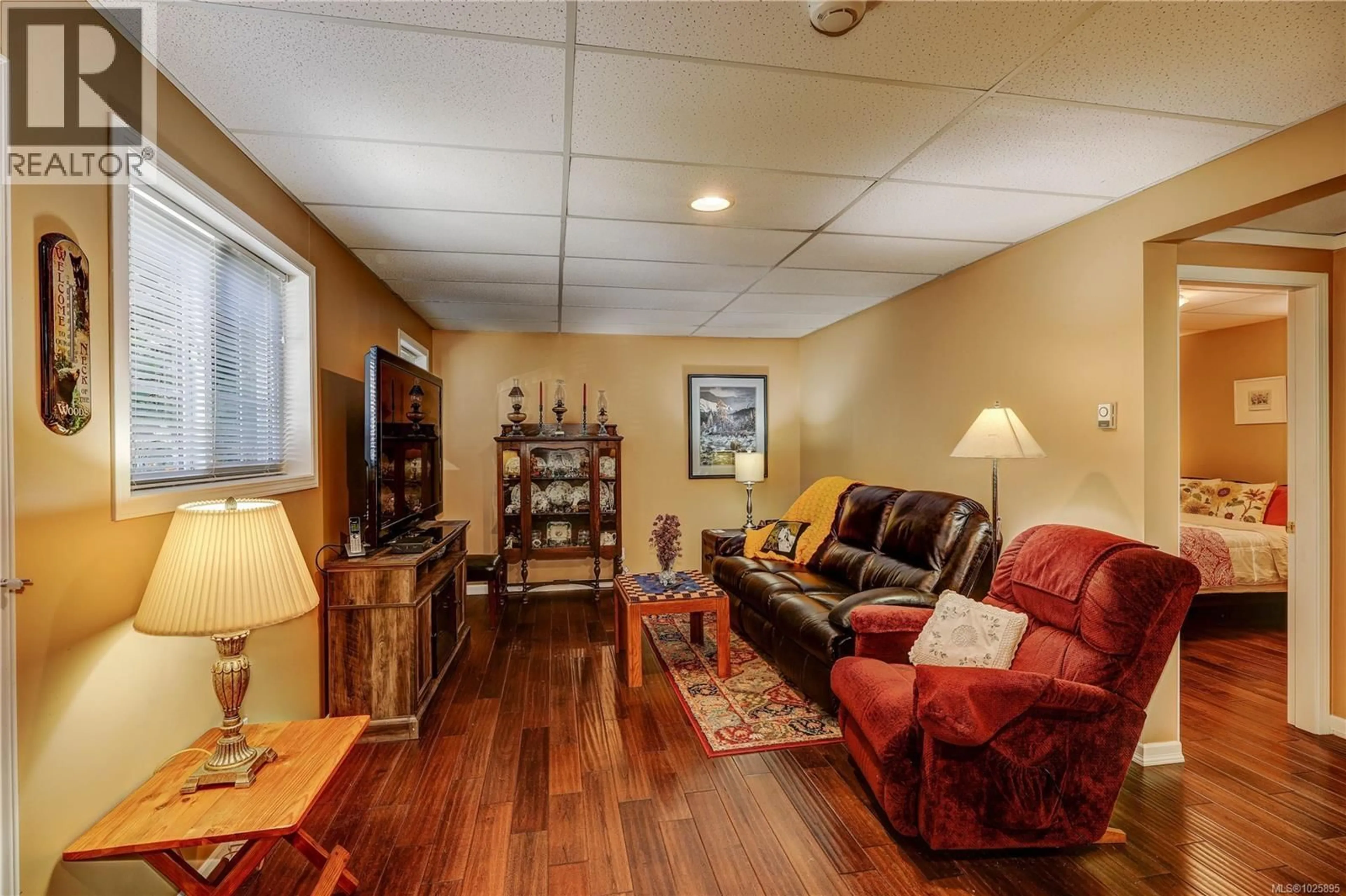 Living room with furniture, unknown for 4840 BLUE HERON DRIVE, Bowser British Columbia V0R1G0