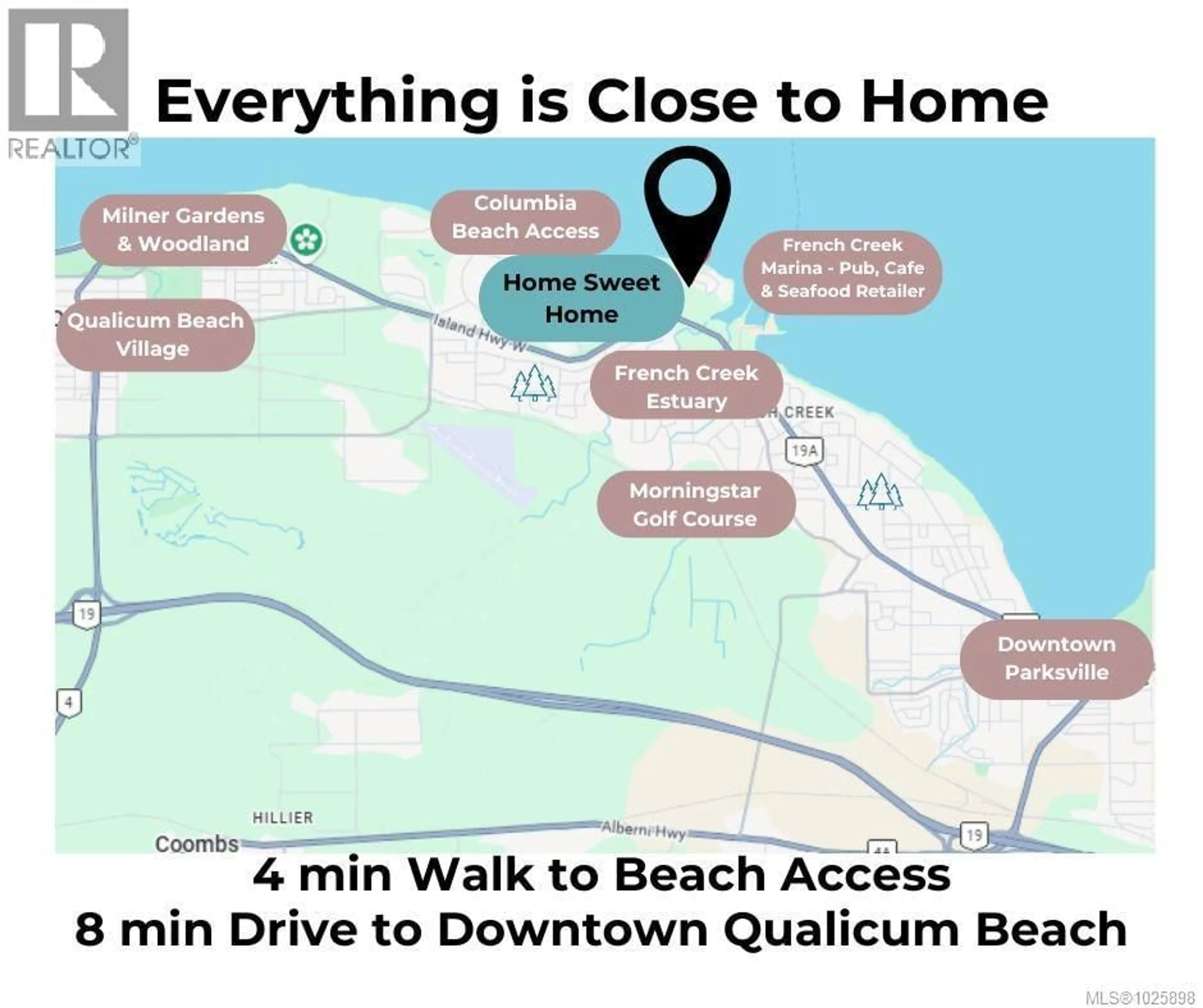 Picture of a map for 609 VIKING WAY, Parksville British Columbia V9P2Z5