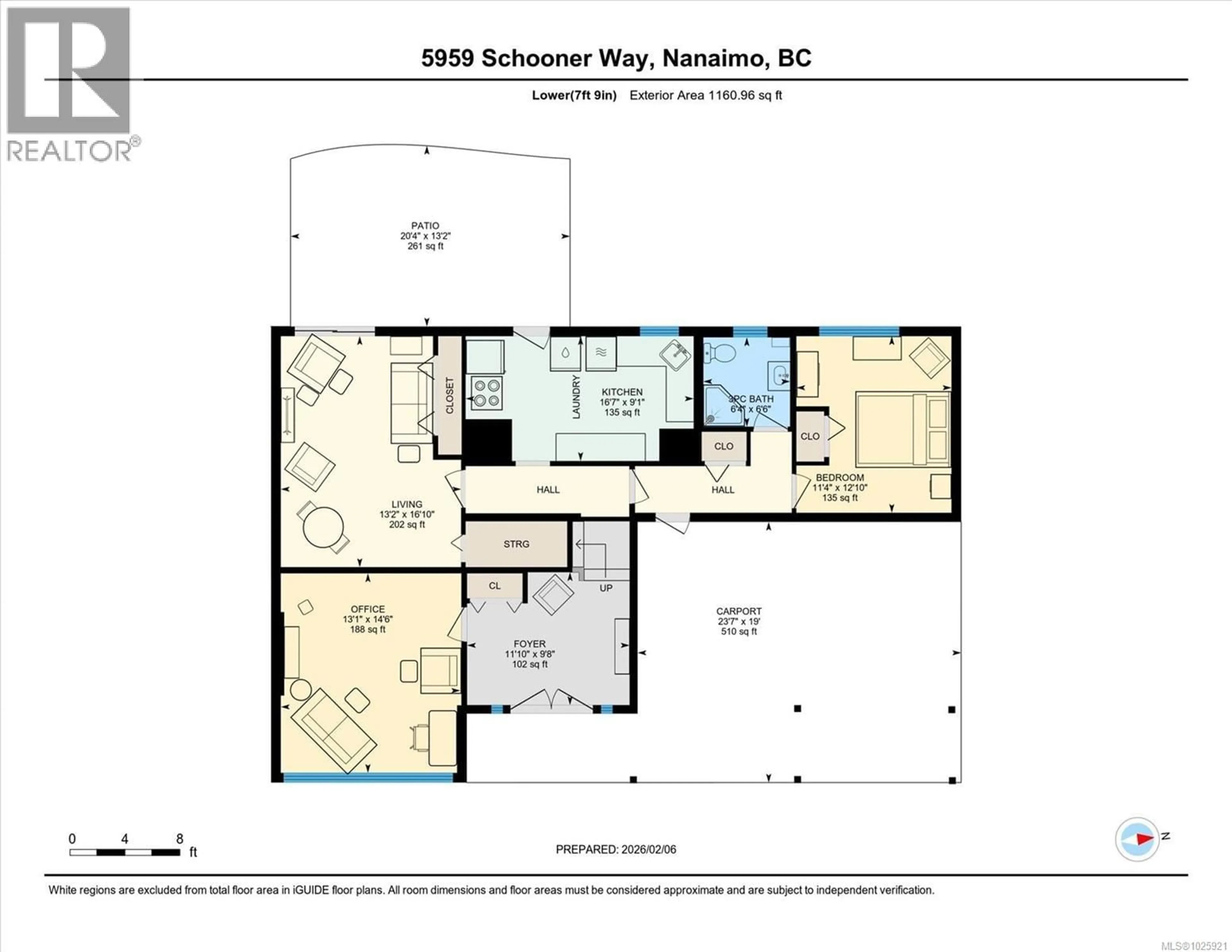 Floor plan for 5959 SCHOONER WAY, Nanaimo British Columbia V9V1E8