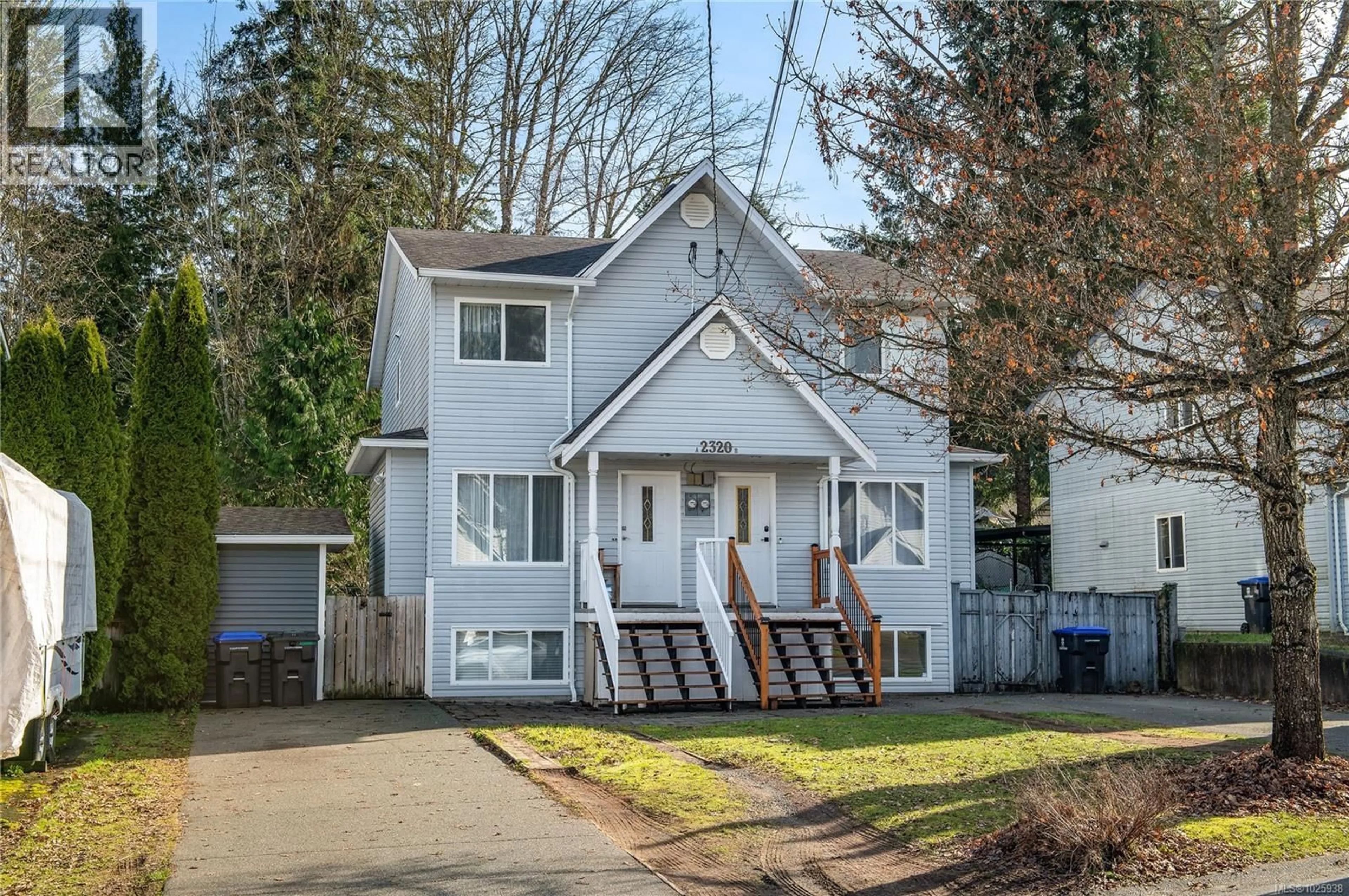 Home with vinyl exterior material, street for A - 2320 EMBLETON CRESCENT, Courtenay British Columbia V9N8W9