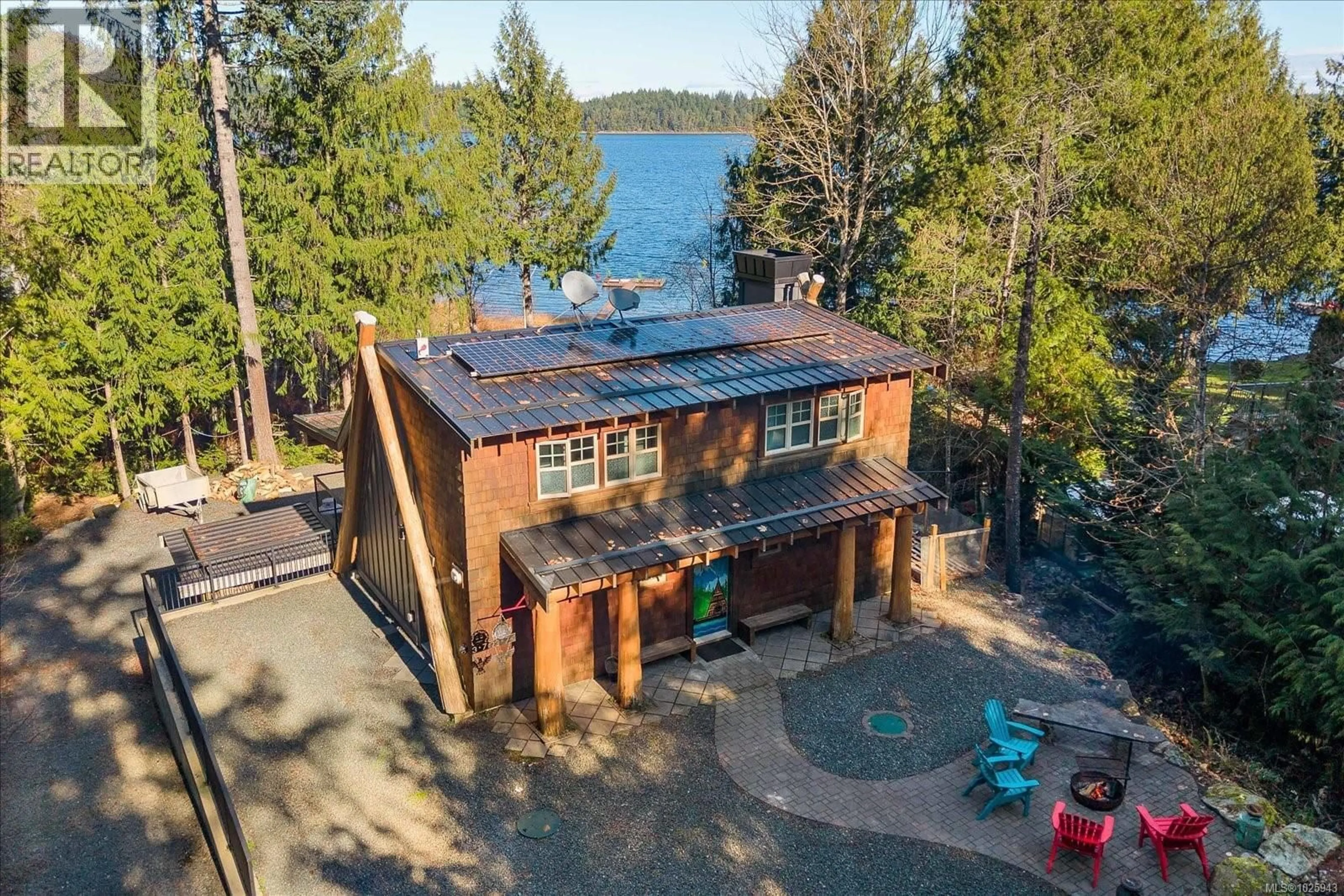 A pic from outside/outdoor area/front of a property/back of a property/a pic from drone, water/lake/river/ocean view for 2376 SHADY LANE, Qualicum Beach British Columbia V9K2L7