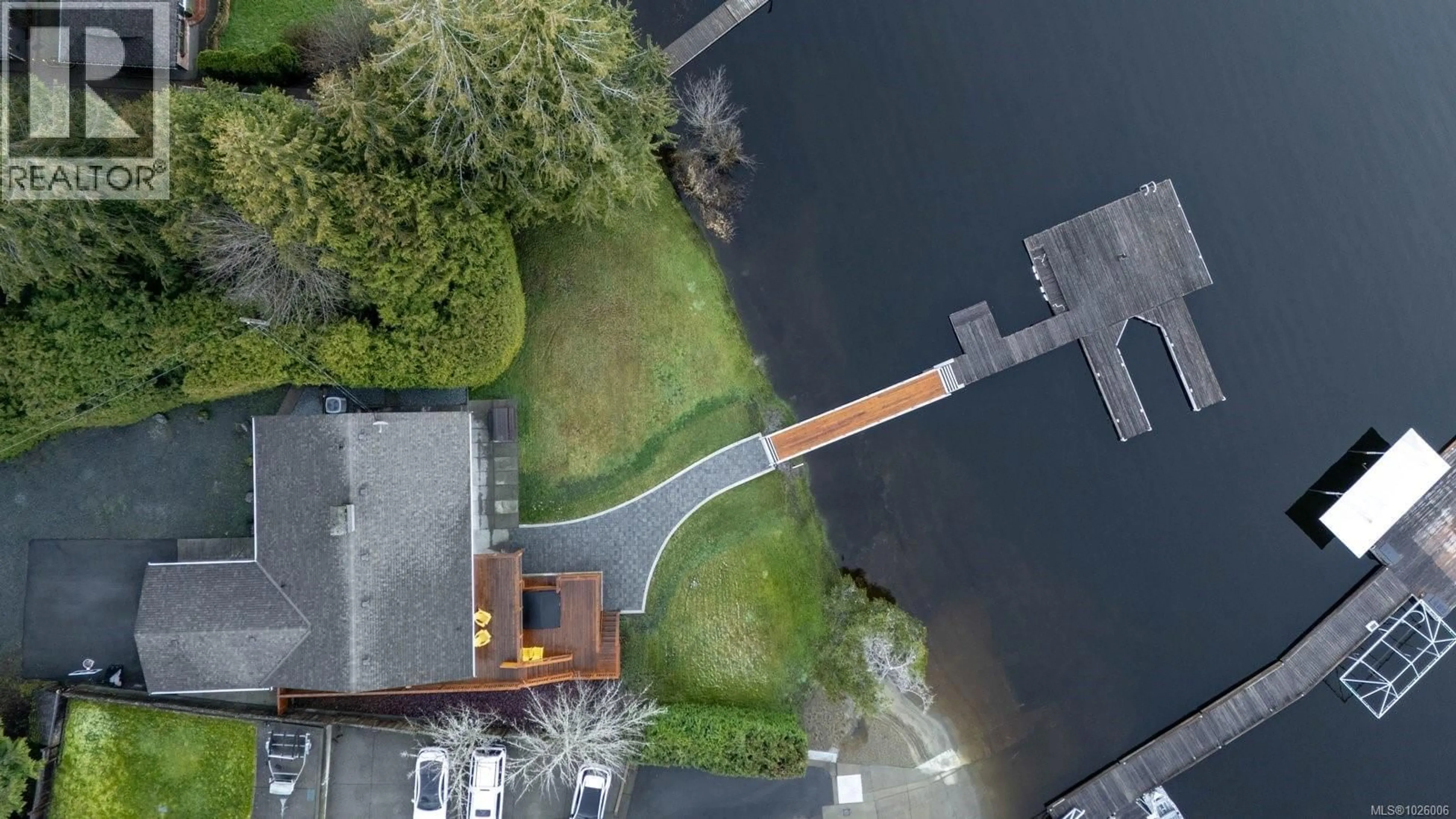 A pic from outside/outdoor area/front of a property/back of a property/a pic from drone, water/lake/river/ocean view for 1655 WEST SHAWNIGAN LAKE ROAD, Shawnigan Lake British Columbia V0R2W3