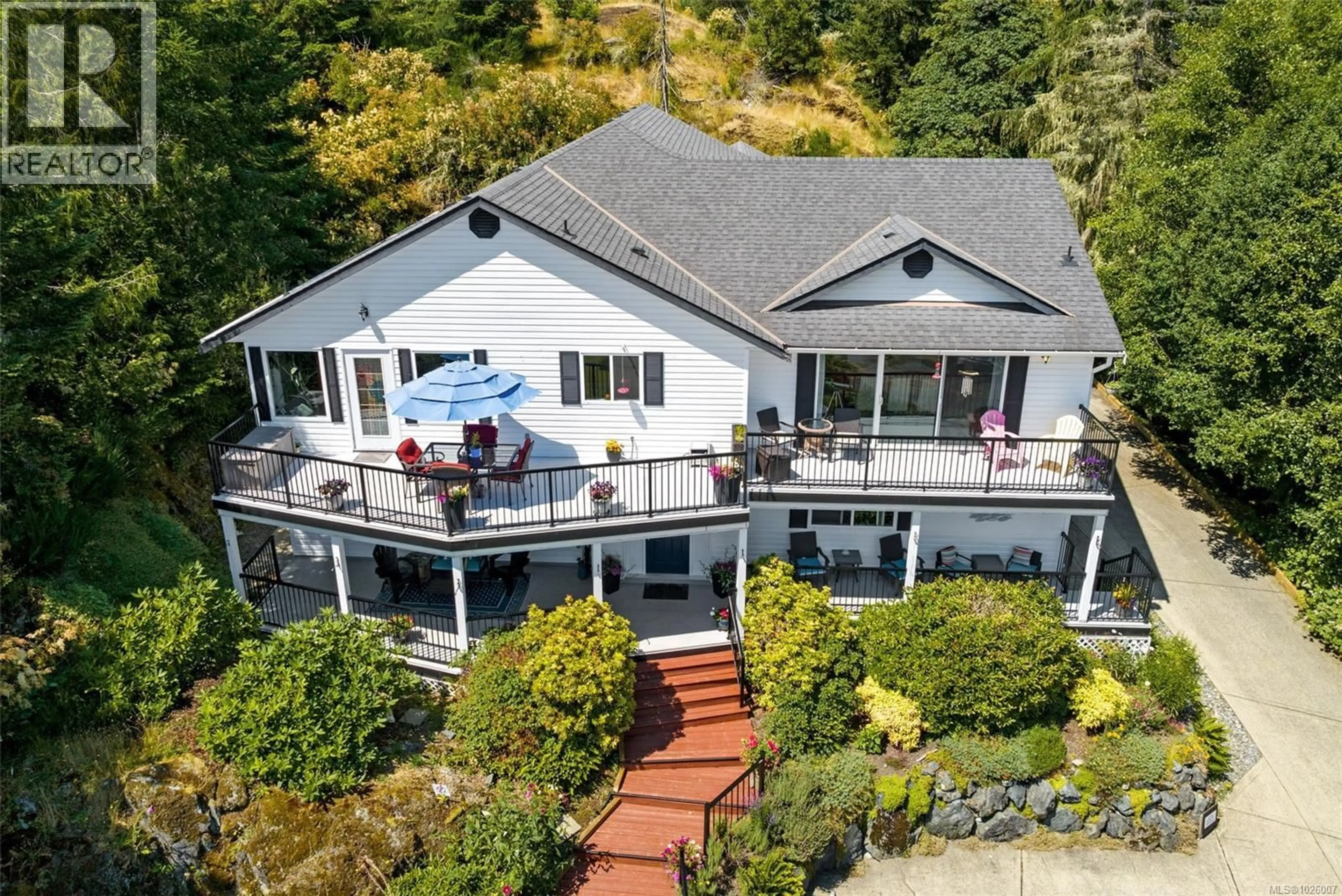 A pic from outside/outdoor area/front of a property/back of a property/a pic from drone, water/lake/river/ocean view for 7760 WEST COAST ROAD, Sooke British Columbia V9Z0R7