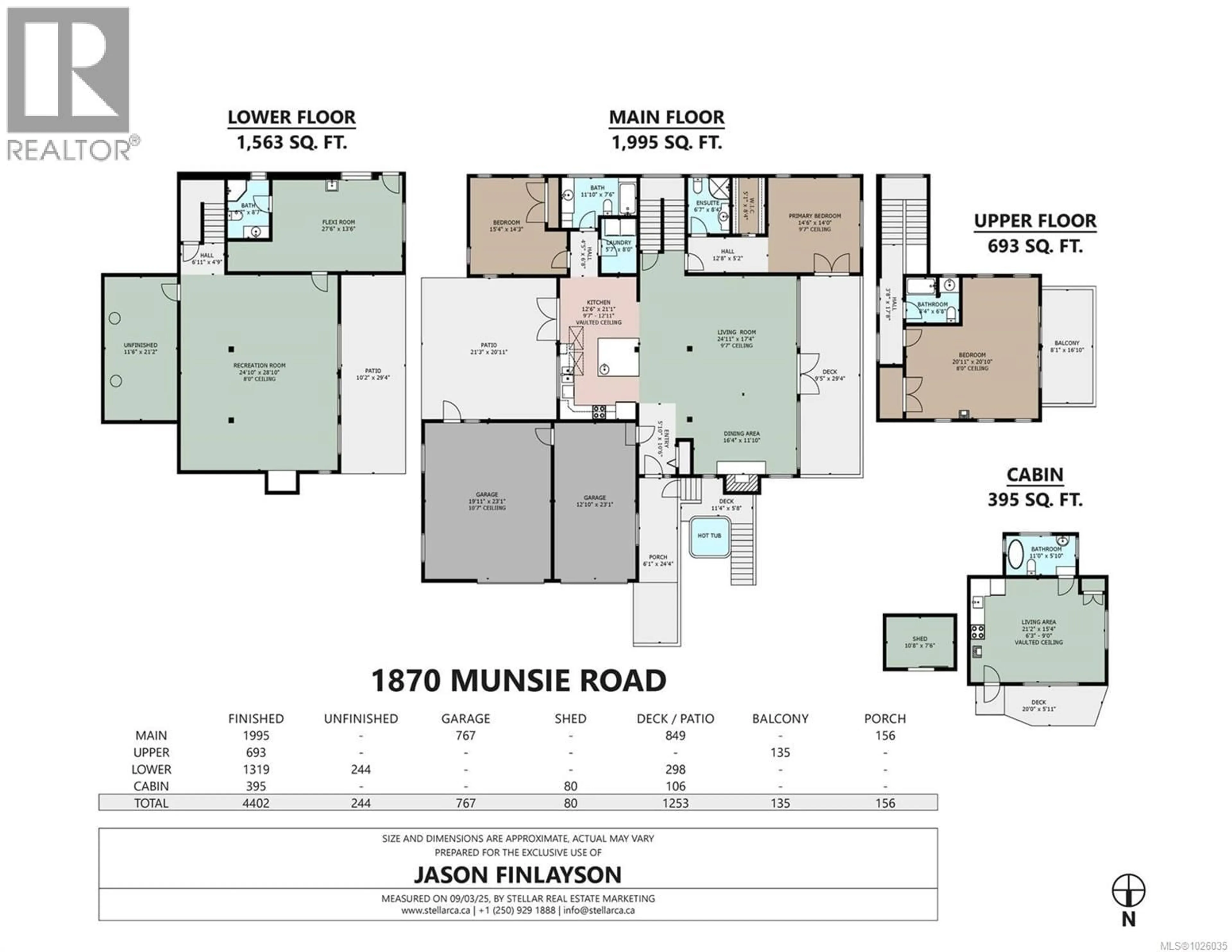 Floor plan for 1870 MUNSIE ROAD, Shawnigan Lake British Columbia V8H2A8