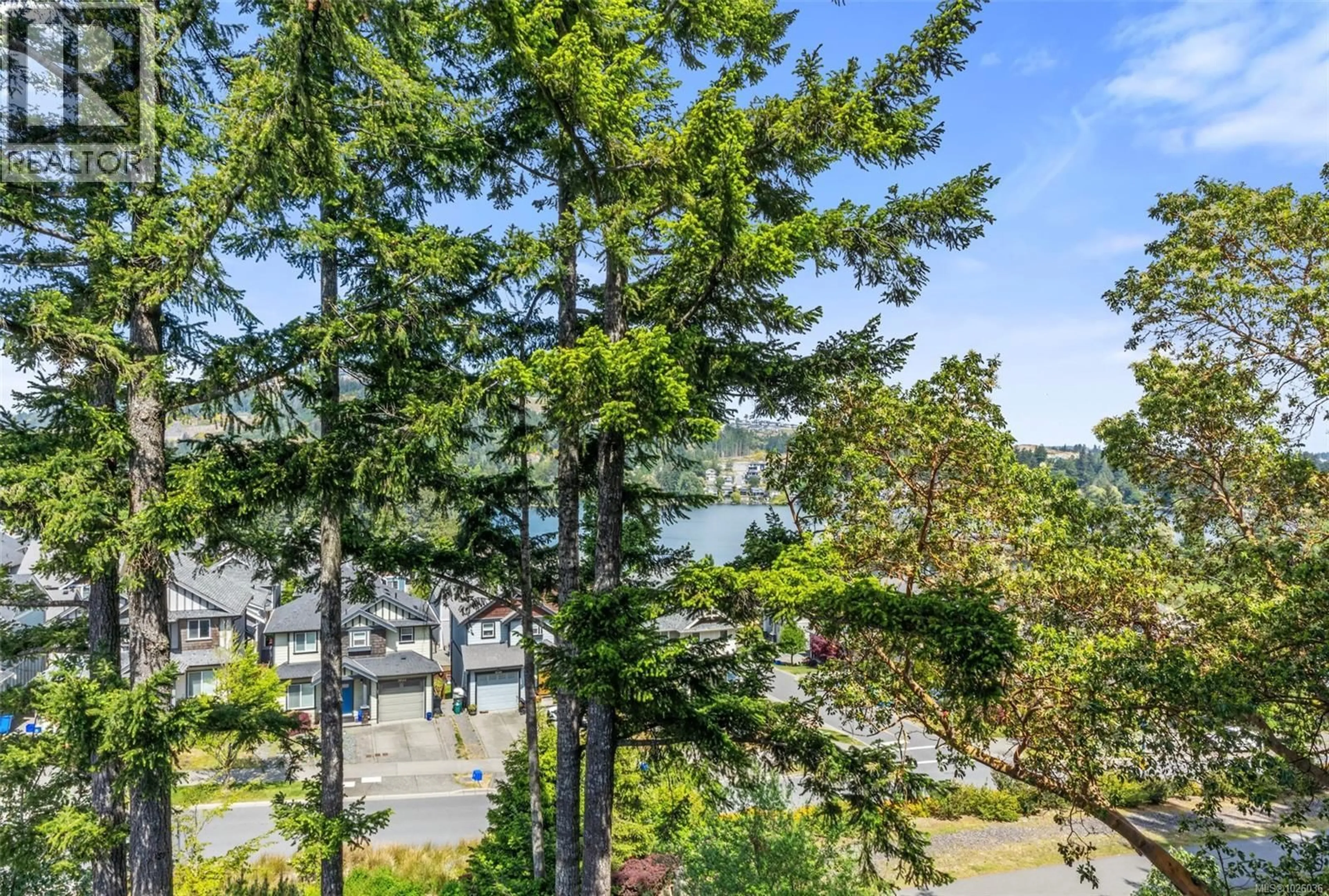 A pic from outside/outdoor area/front of a property/back of a property/a pic from drone, water/lake/river/ocean view for 101 - 1145 SIKORSKY ROAD, Langford British Columbia V9B0M8