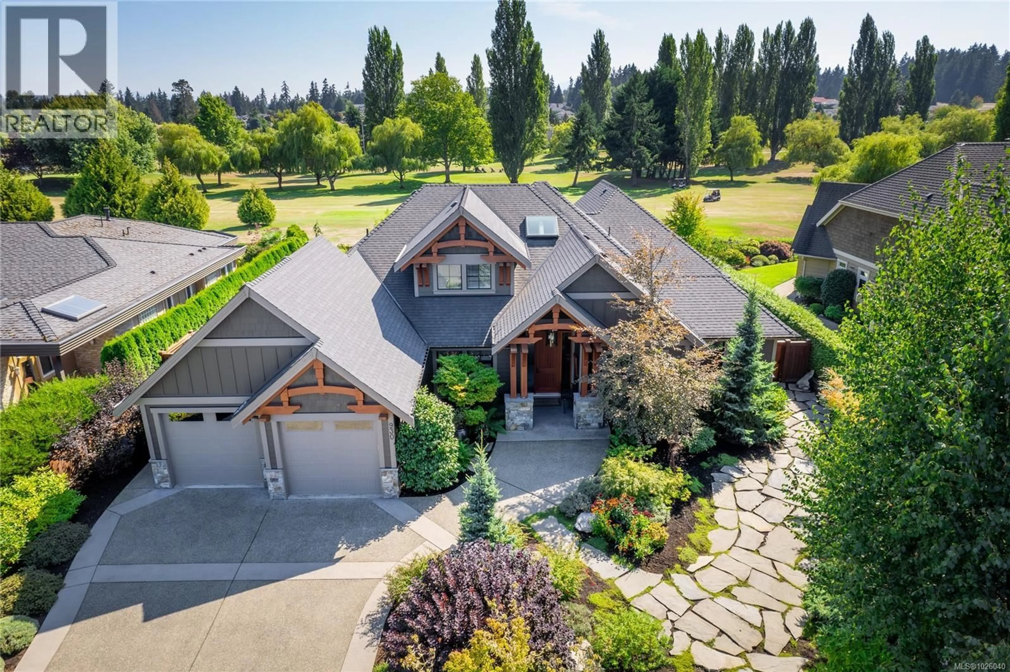 A pic from outside/outdoor area/front of a property/back of a property/a pic from drone, mountain view for 930 EAGLECREST DRIVE, Qualicum Beach British Columbia V9K2T3