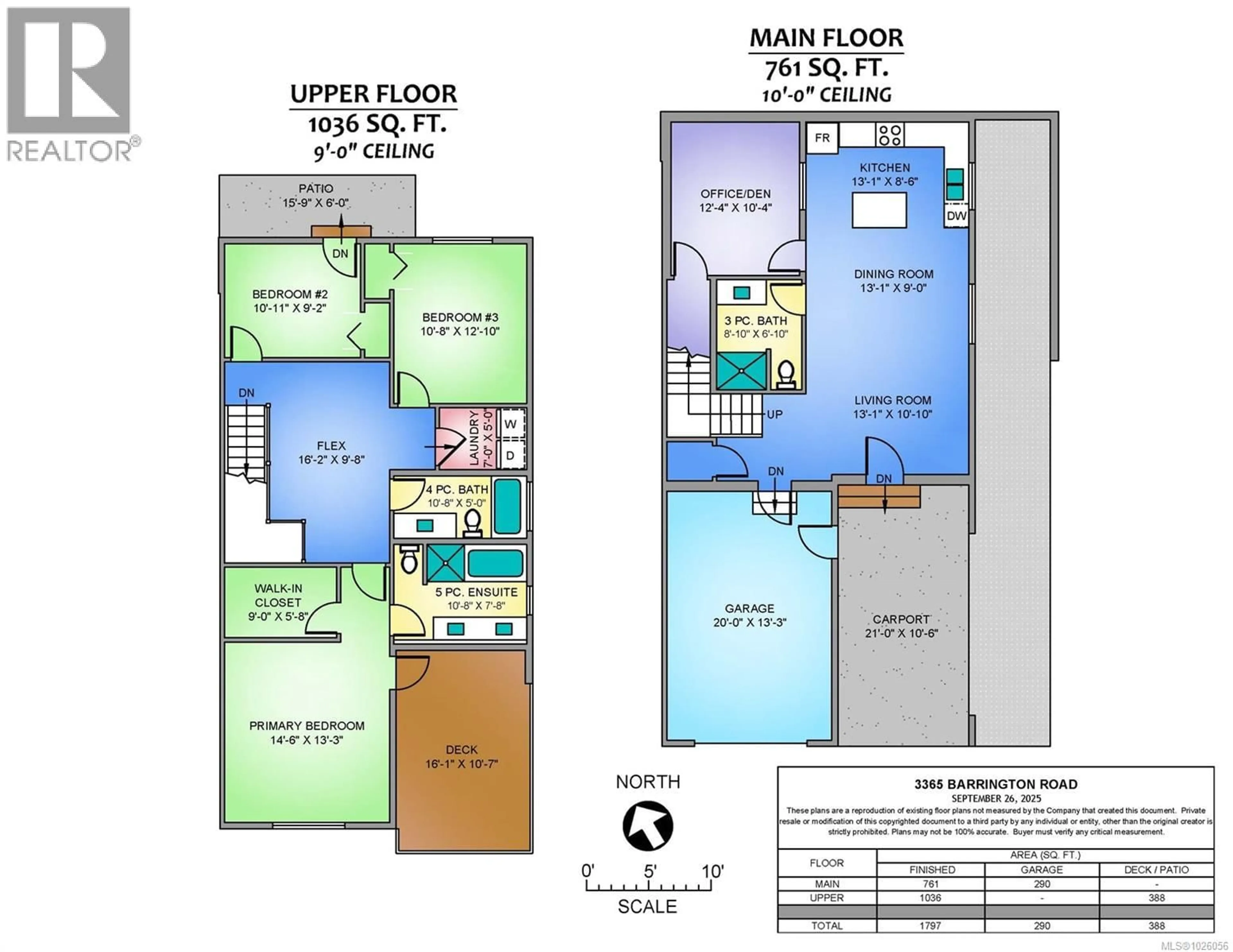 Floor plan for 3365 BARRINGTON ROAD, Nanaimo British Columbia V9T5R5