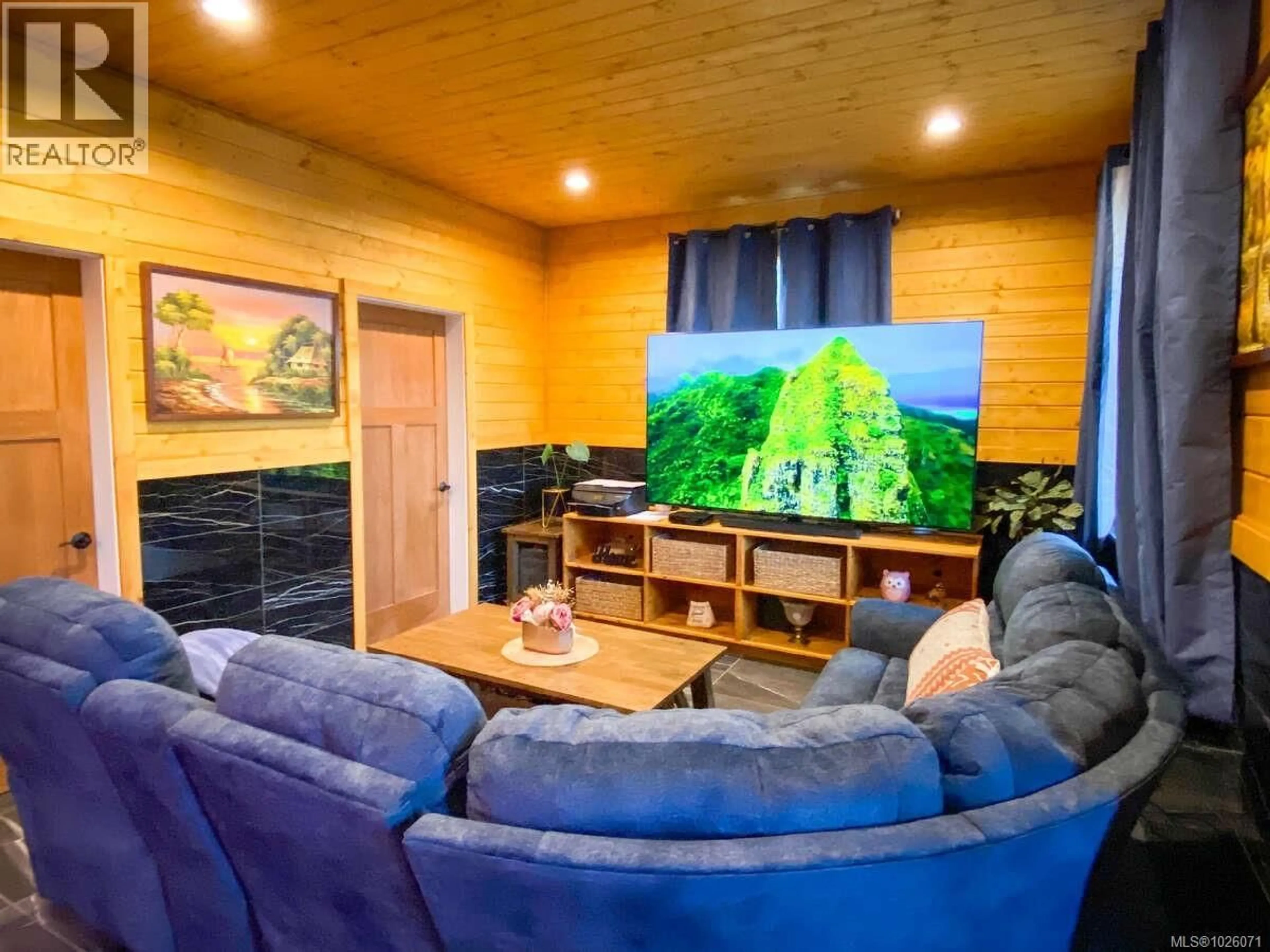 Home theater for 1591 COWICHAN BAY ROAD, Cowichan Bay British Columbia V0R1N1