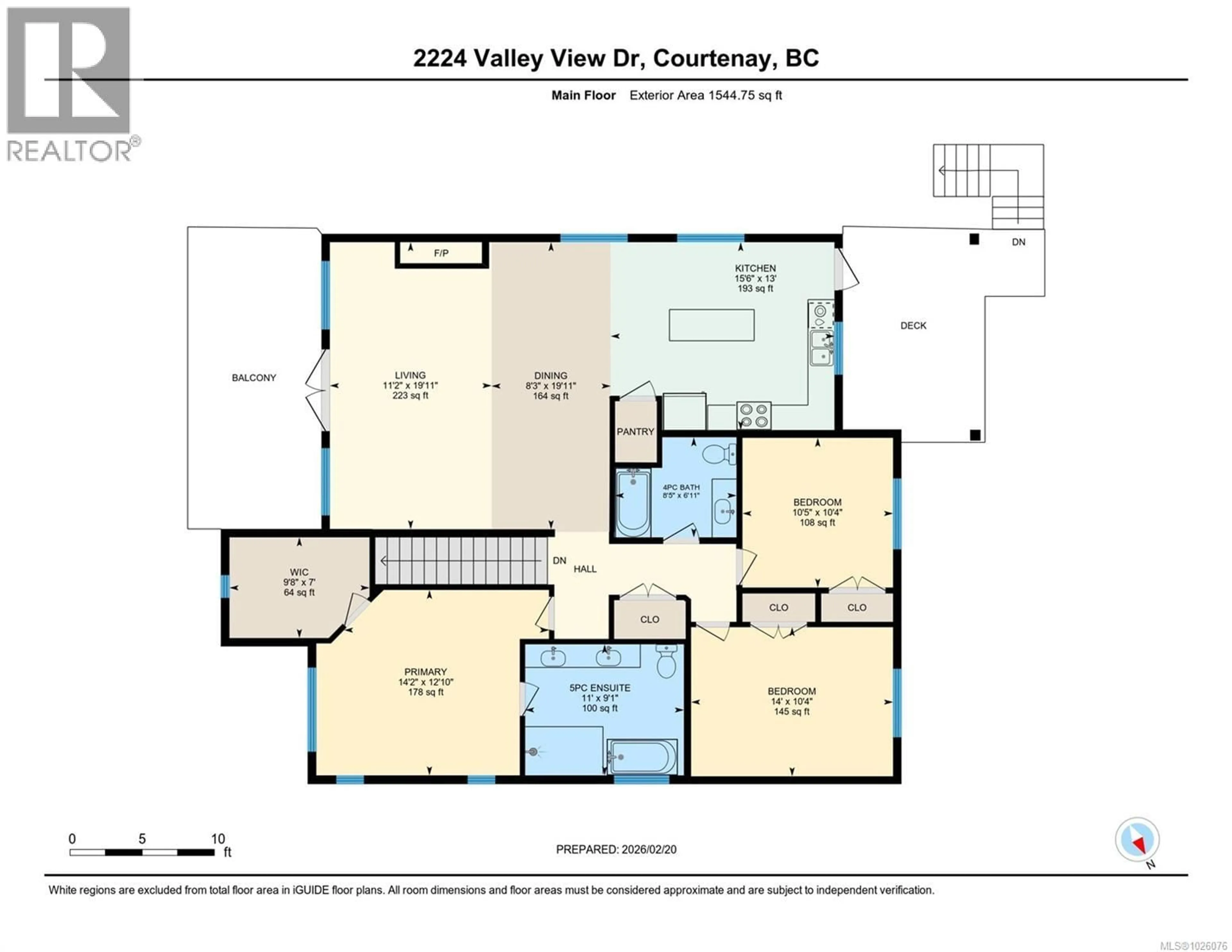 Floor plan for 2224 VALLEY VIEW DRIVE, Courtenay British Columbia V9N8S5