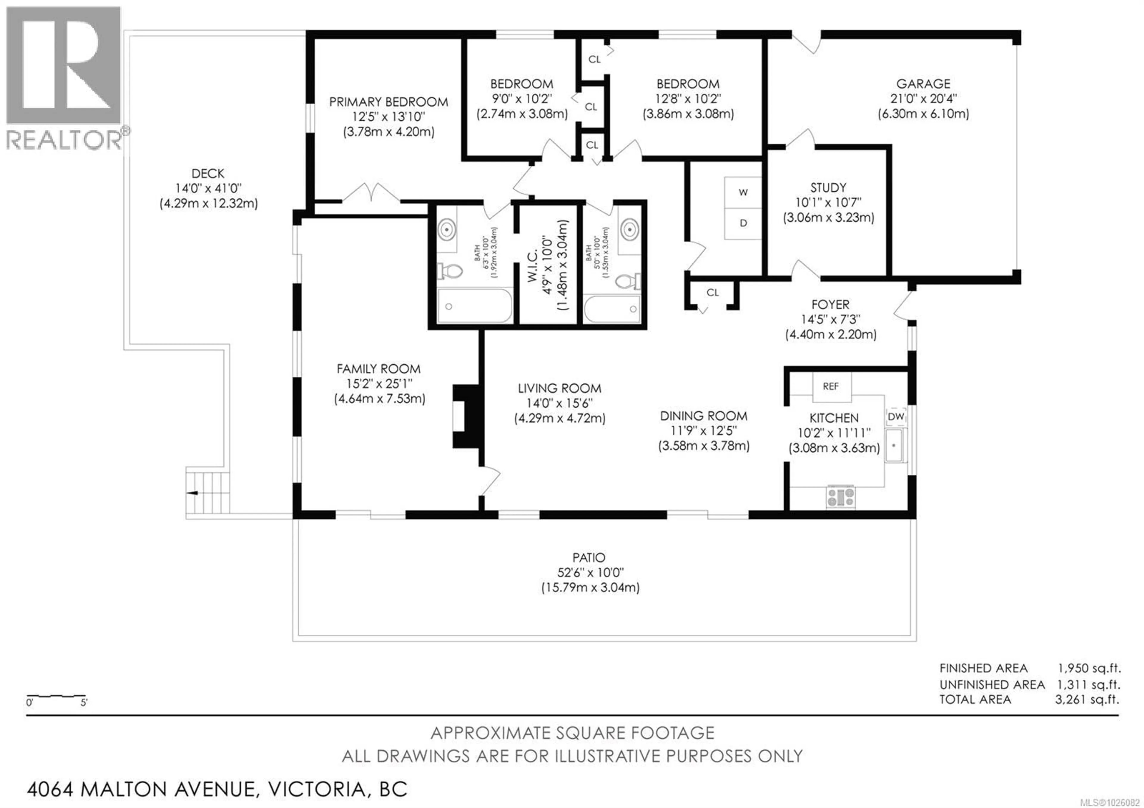 Floor plan for 4064 MALTON AVENUE, Saanich British Columbia V8X4X1