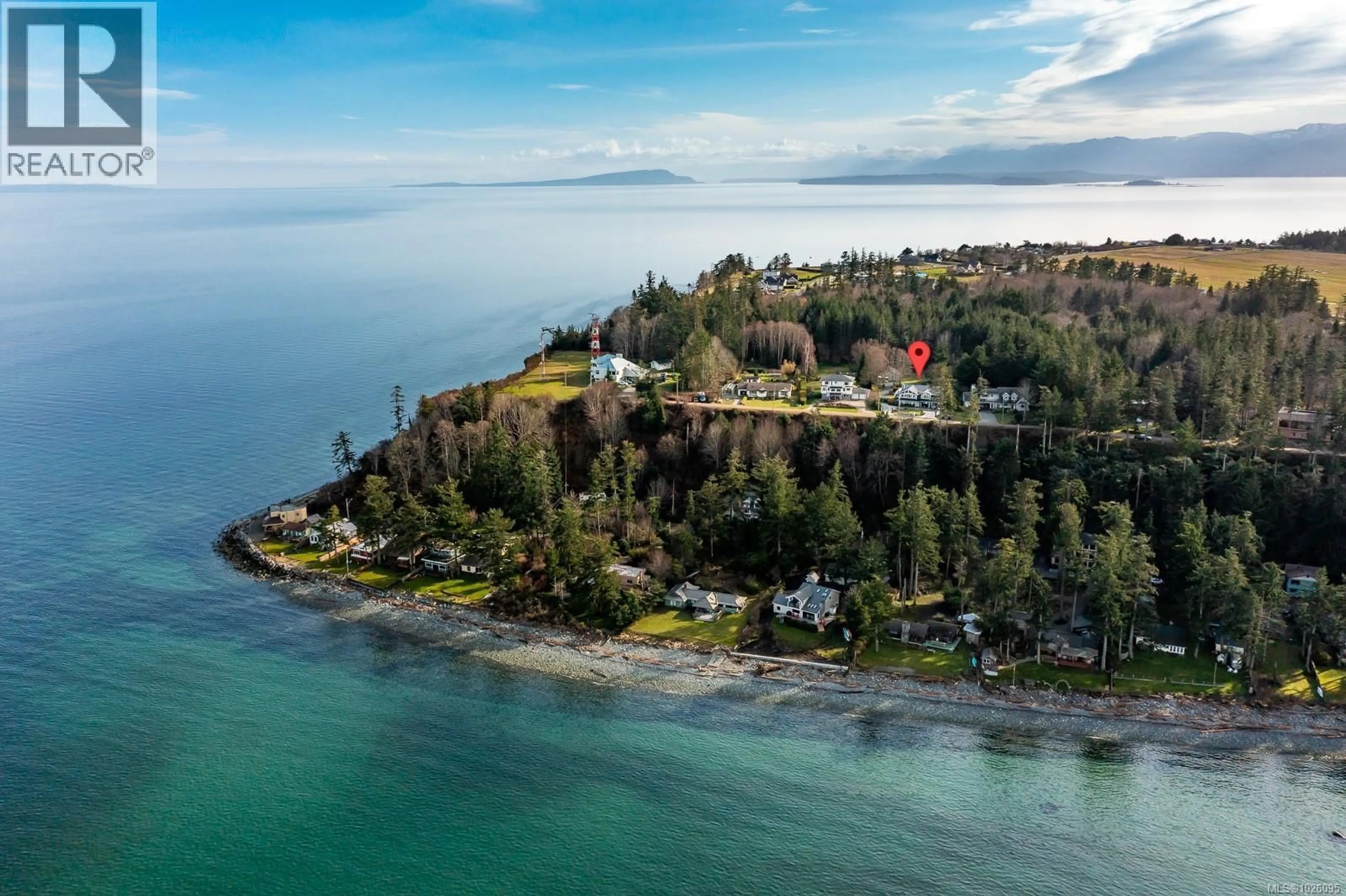 A pic from outside/outdoor area/front of a property/back of a property/a pic from drone, water/lake/river/ocean view for 321 WIRELESS ROAD, Comox British Columbia V9M3T6