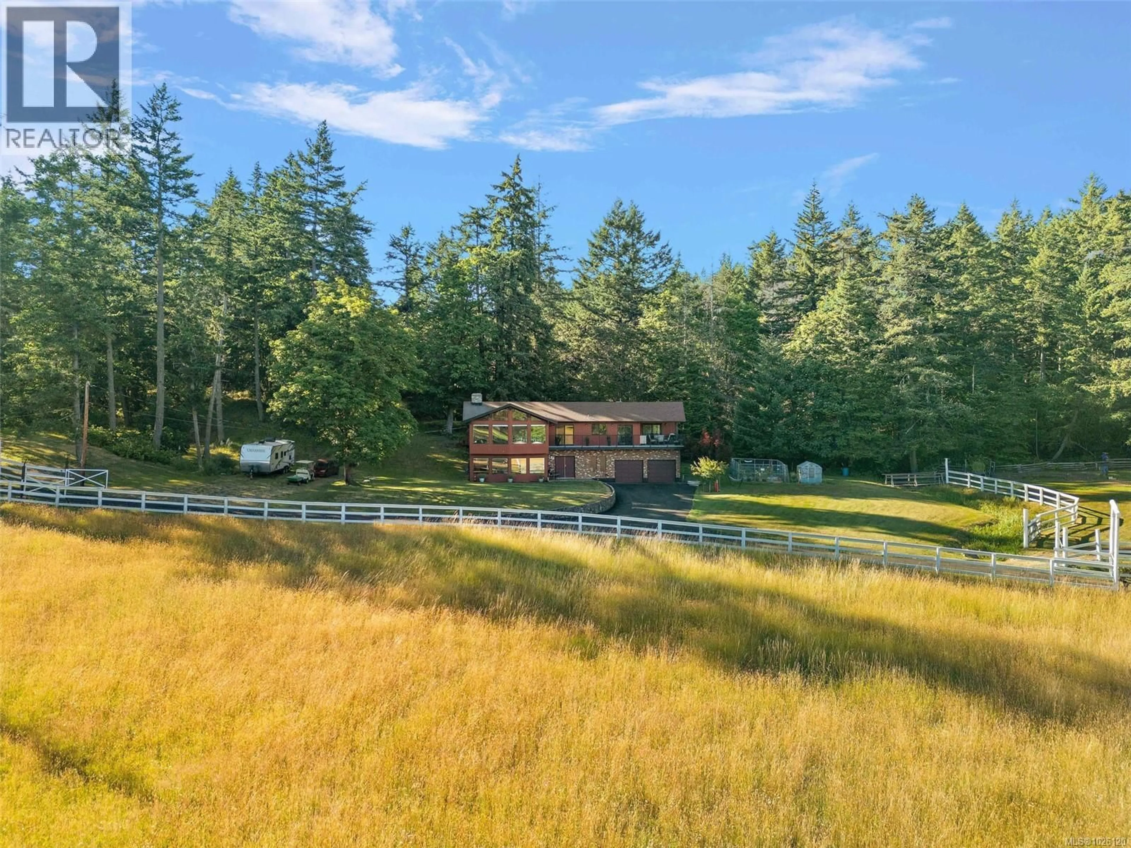 A pic from outside/outdoor area/front of a property/back of a property/a pic from drone, forest/trees view for 1649 CHARLTON ROAD, Saanich British Columbia V9E2C8