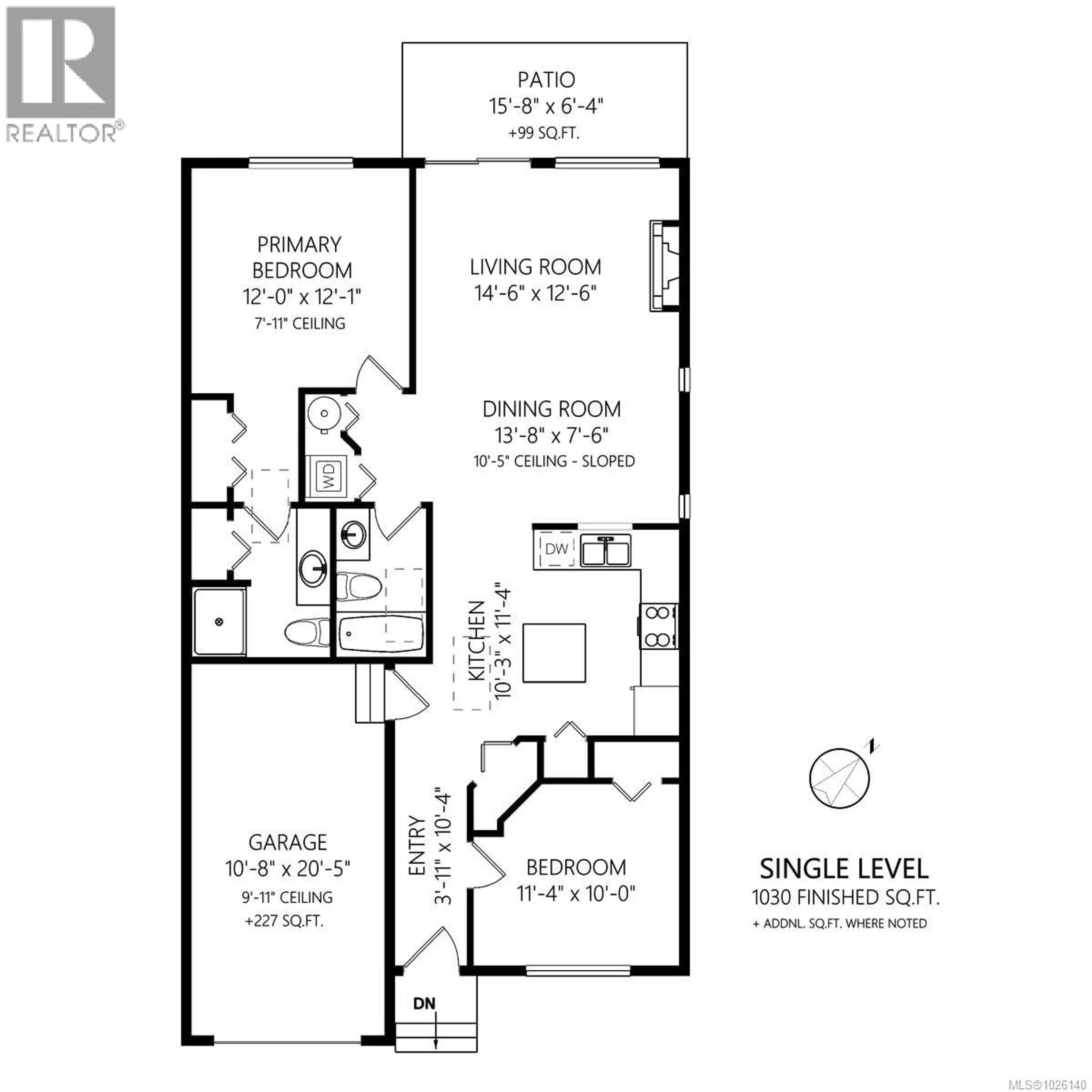 Floor plan for 10 - 332 BELAIRE STREET, Ladysmith British Columbia V9G1A6