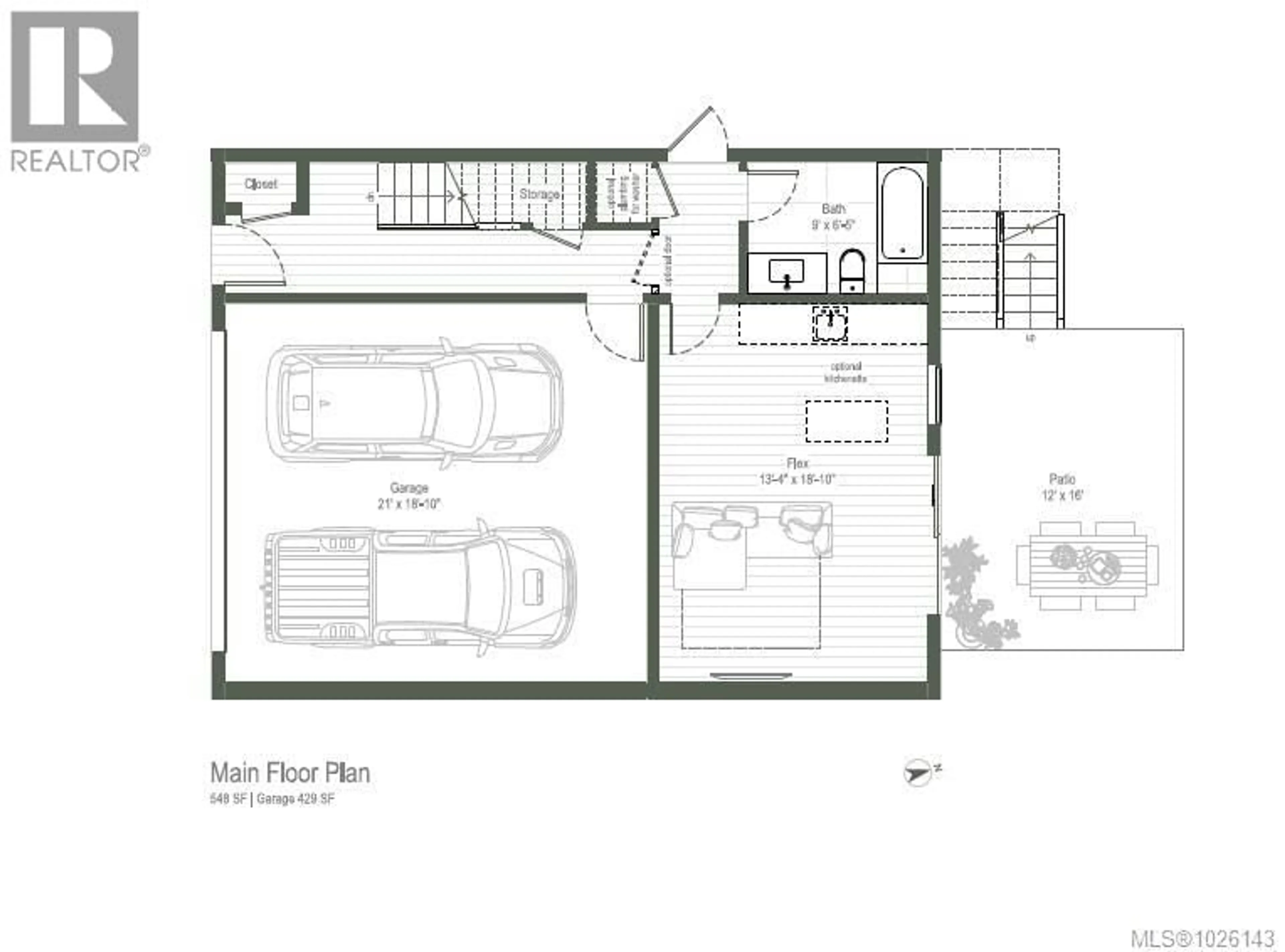 Floor plan for 4 - 1118 MUNRO STREET, Esquimalt British Columbia V9A5P1