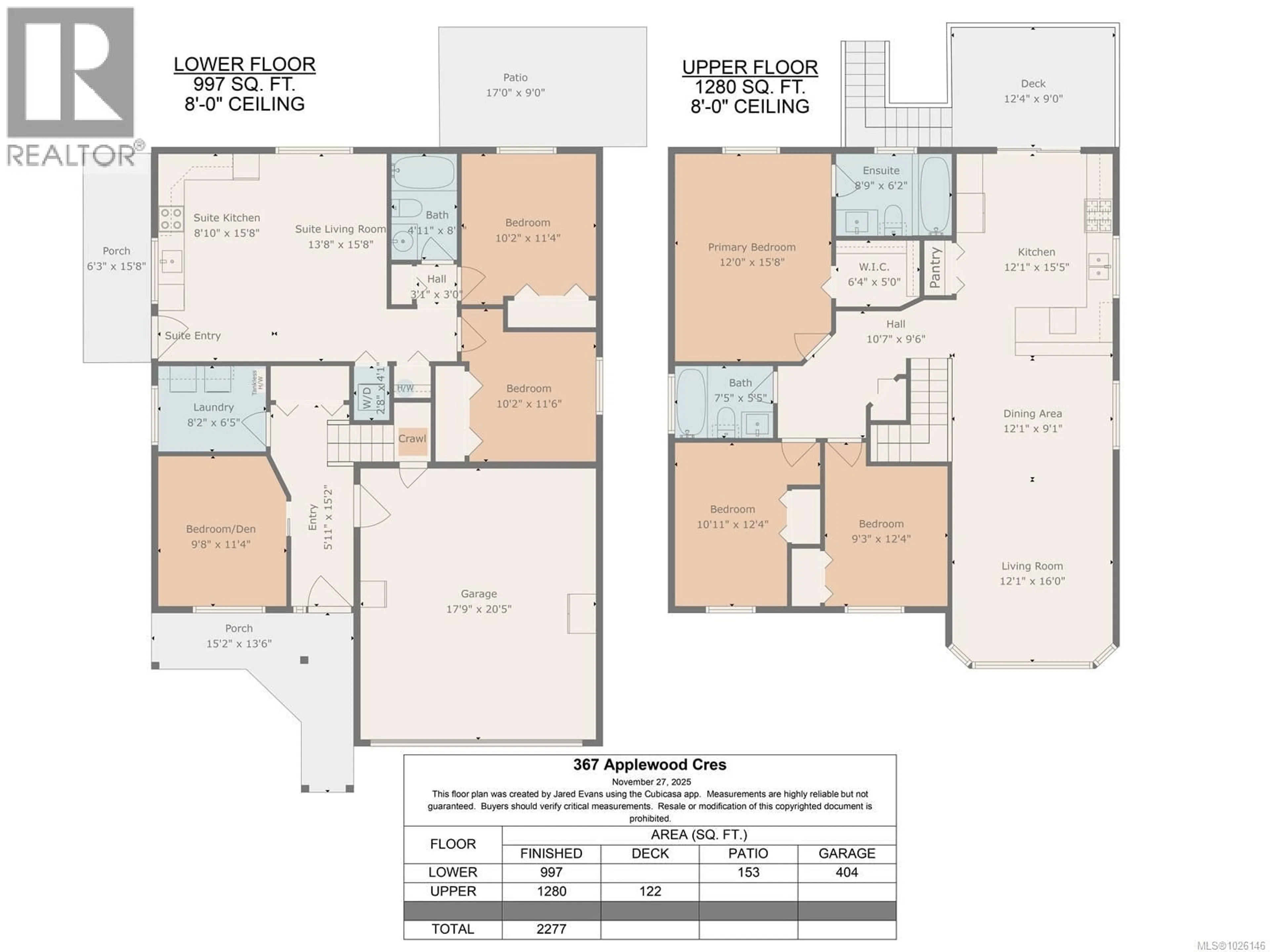 Floor plan for 367 APPLEWOOD CRESCENT, Nanaimo British Columbia V9R0A6