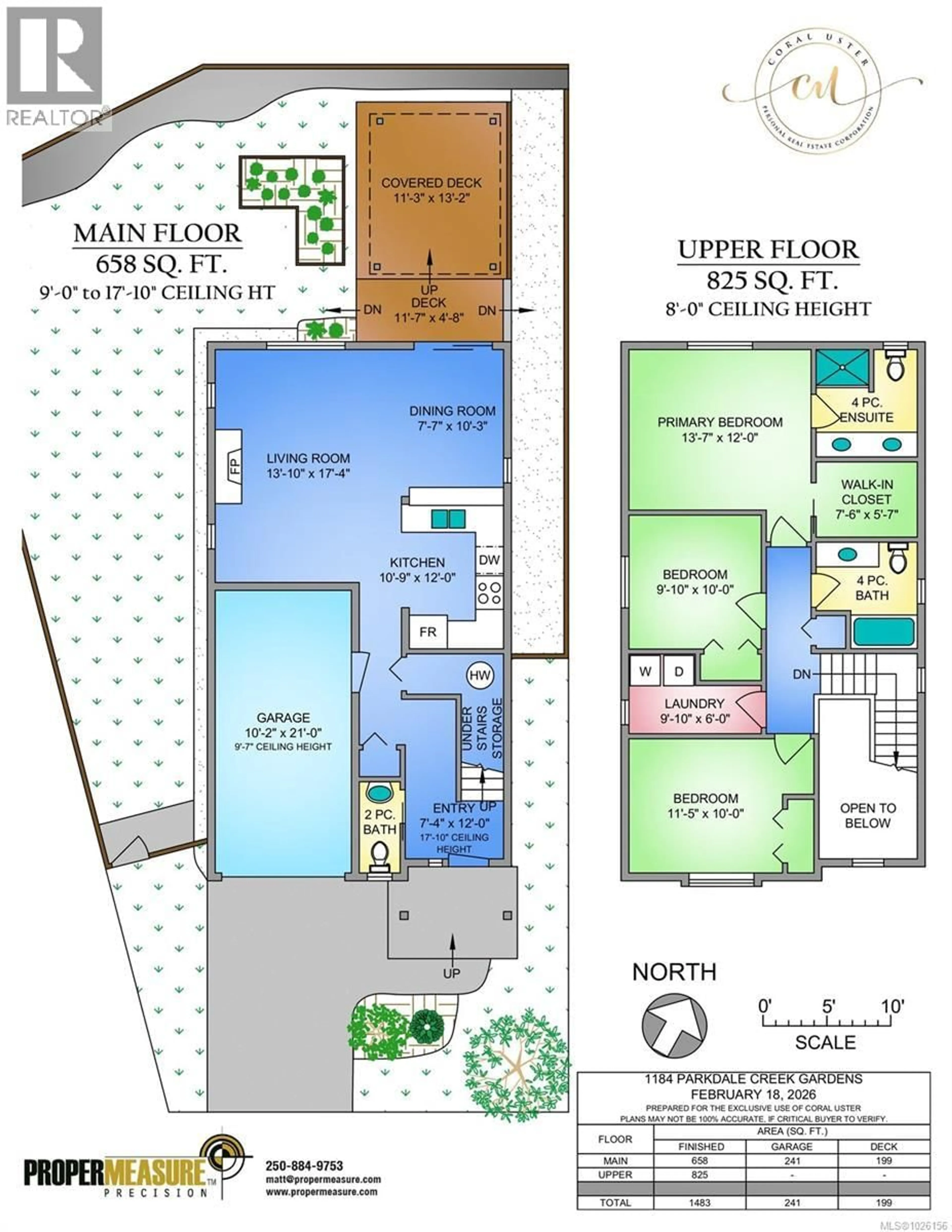 Floor plan for 1184 PARKDALE CREEK GARDENS, Langford British Columbia V9B4G9