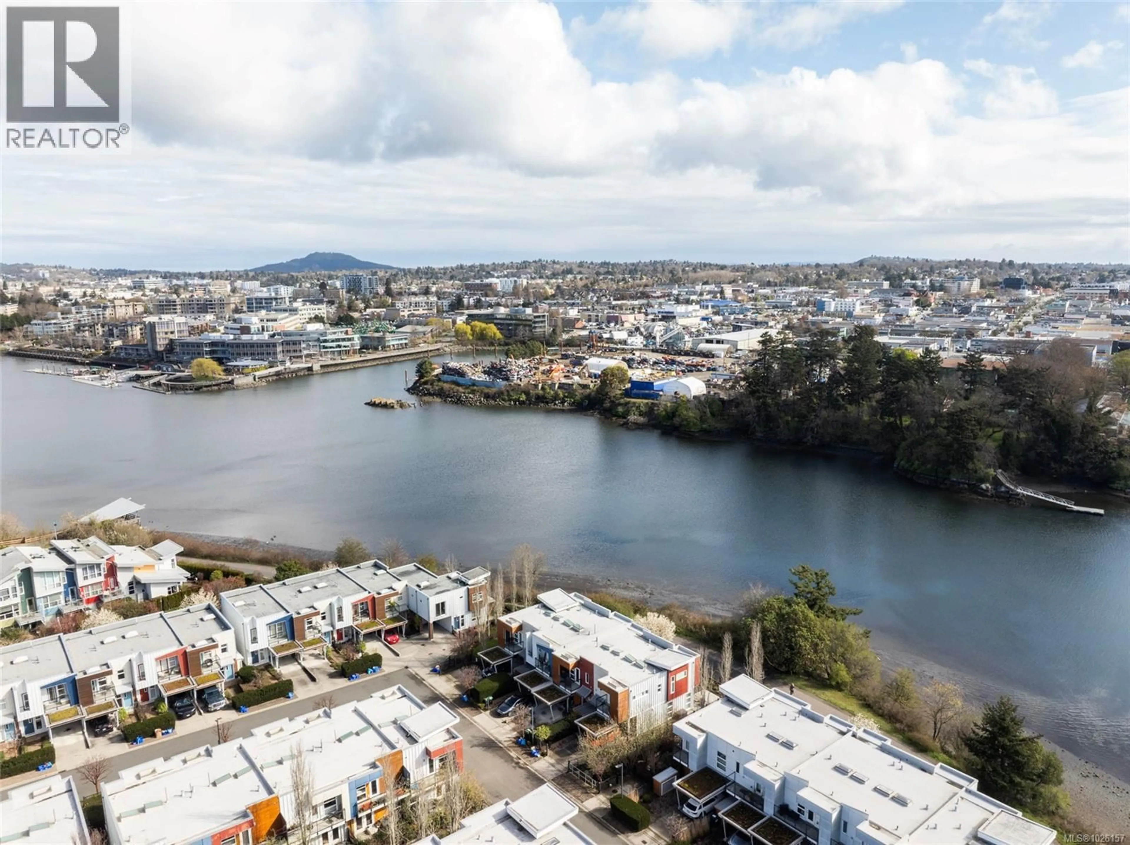 A pic from outside/outdoor area/front of a property/back of a property/a pic from drone, water/lake/river/ocean view for 17 - 785 CENTRAL SPUR ROAD, Victoria British Columbia V9A7S1