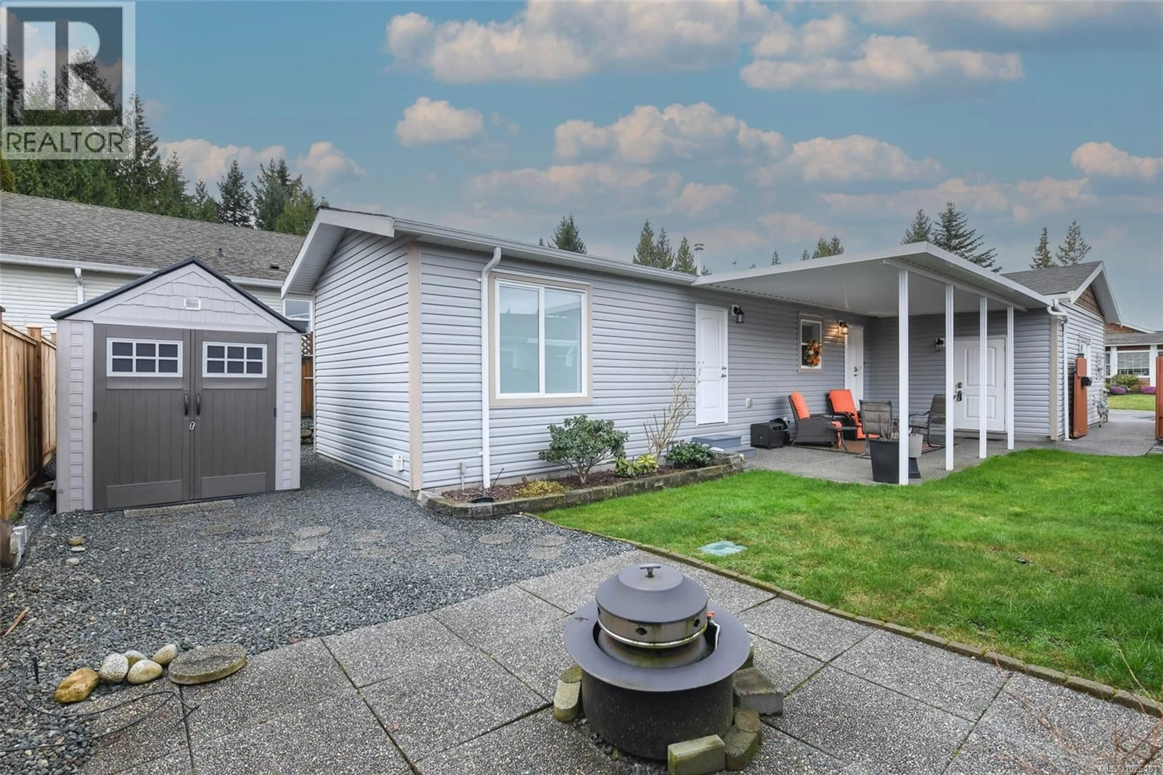 Home with vinyl exterior material, street for 153 - 4714 MUIR ROAD, Courtenay British Columbia V9N8Z6