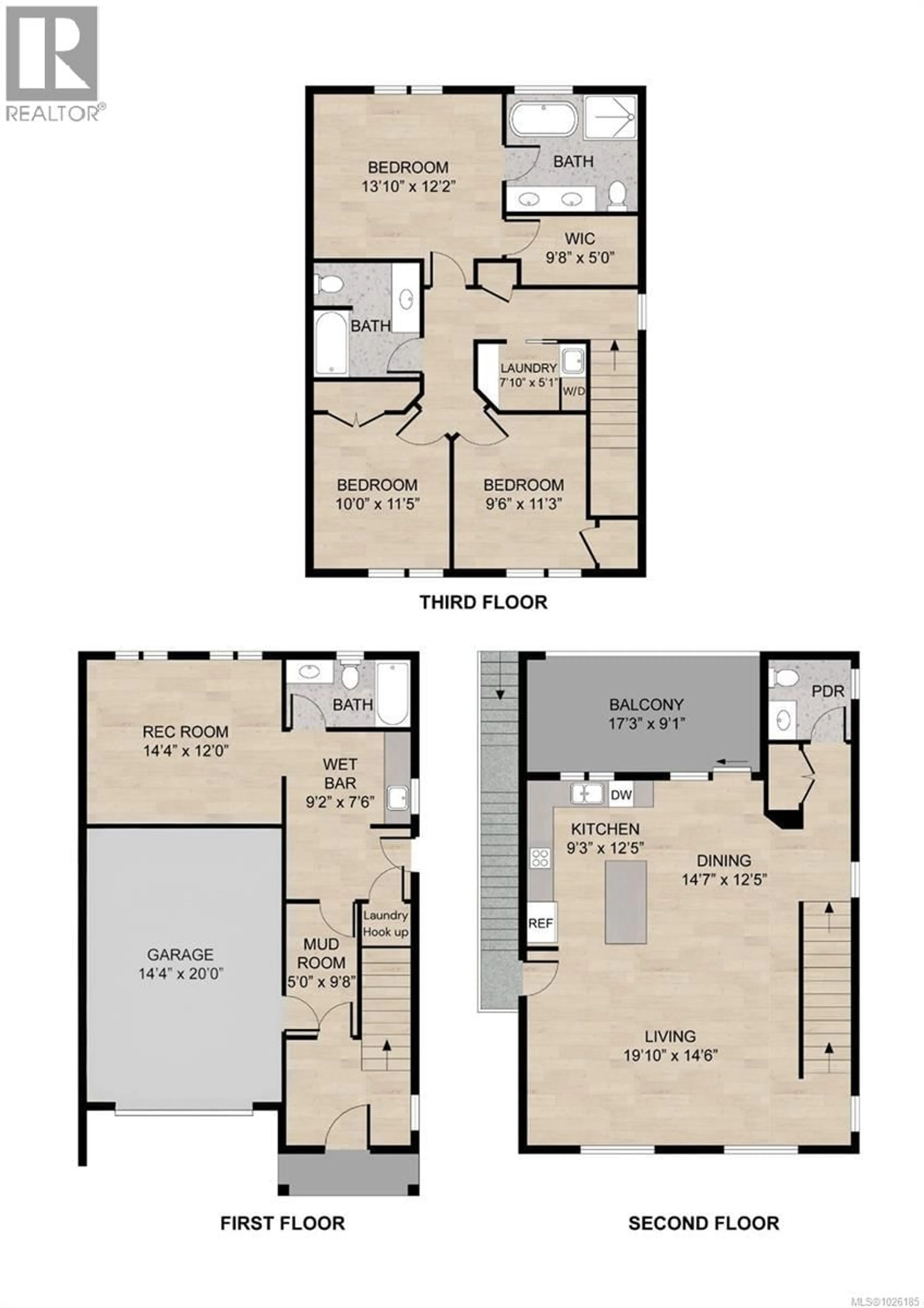 Floor plan for 4193 CORUNNA AVENUE, Nanaimo British Columbia V9T1Z3