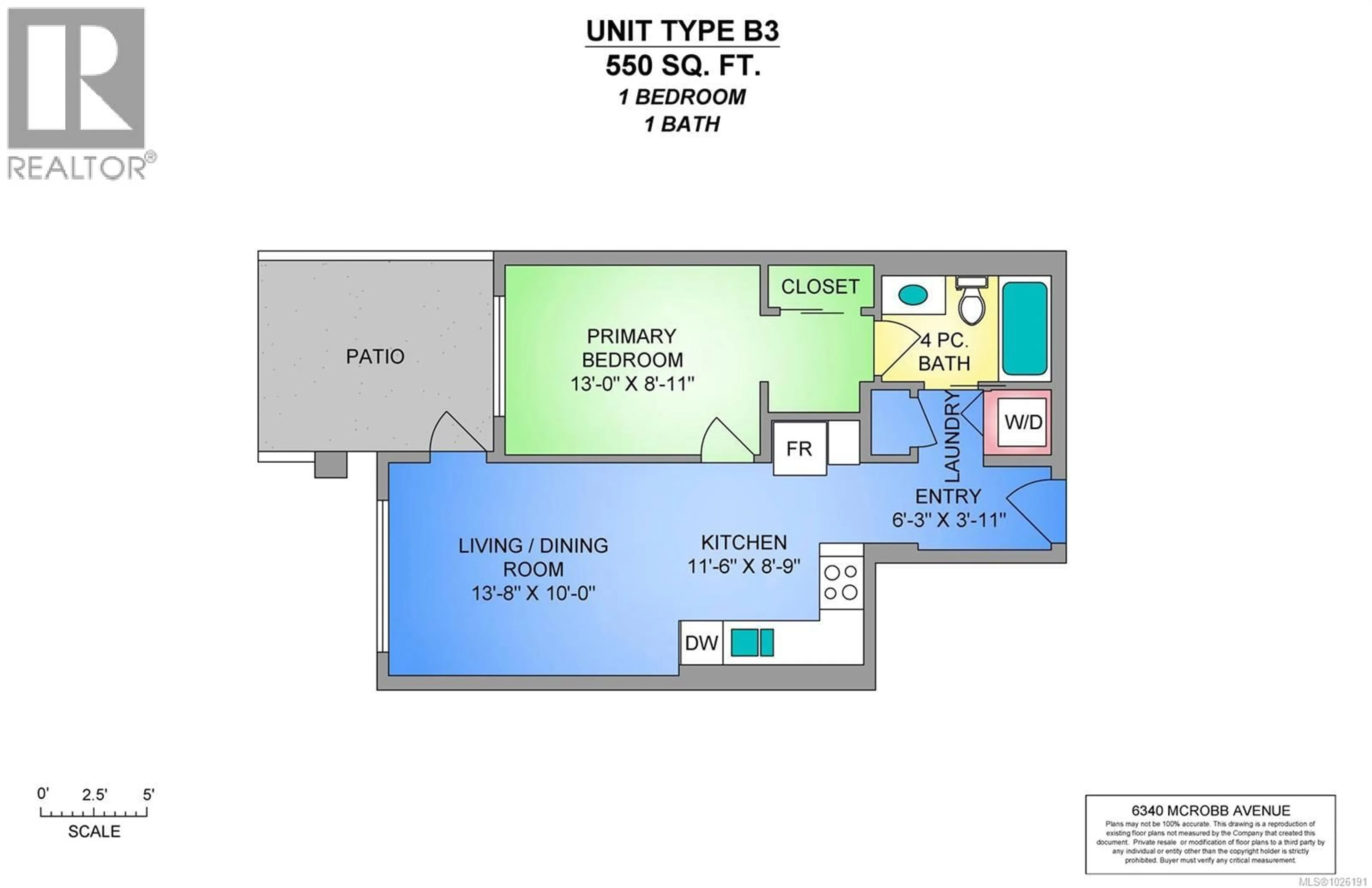 Floor plan for 411 - 6320 SENTINAL DRIVE, Nanaimo British Columbia V9V1W4