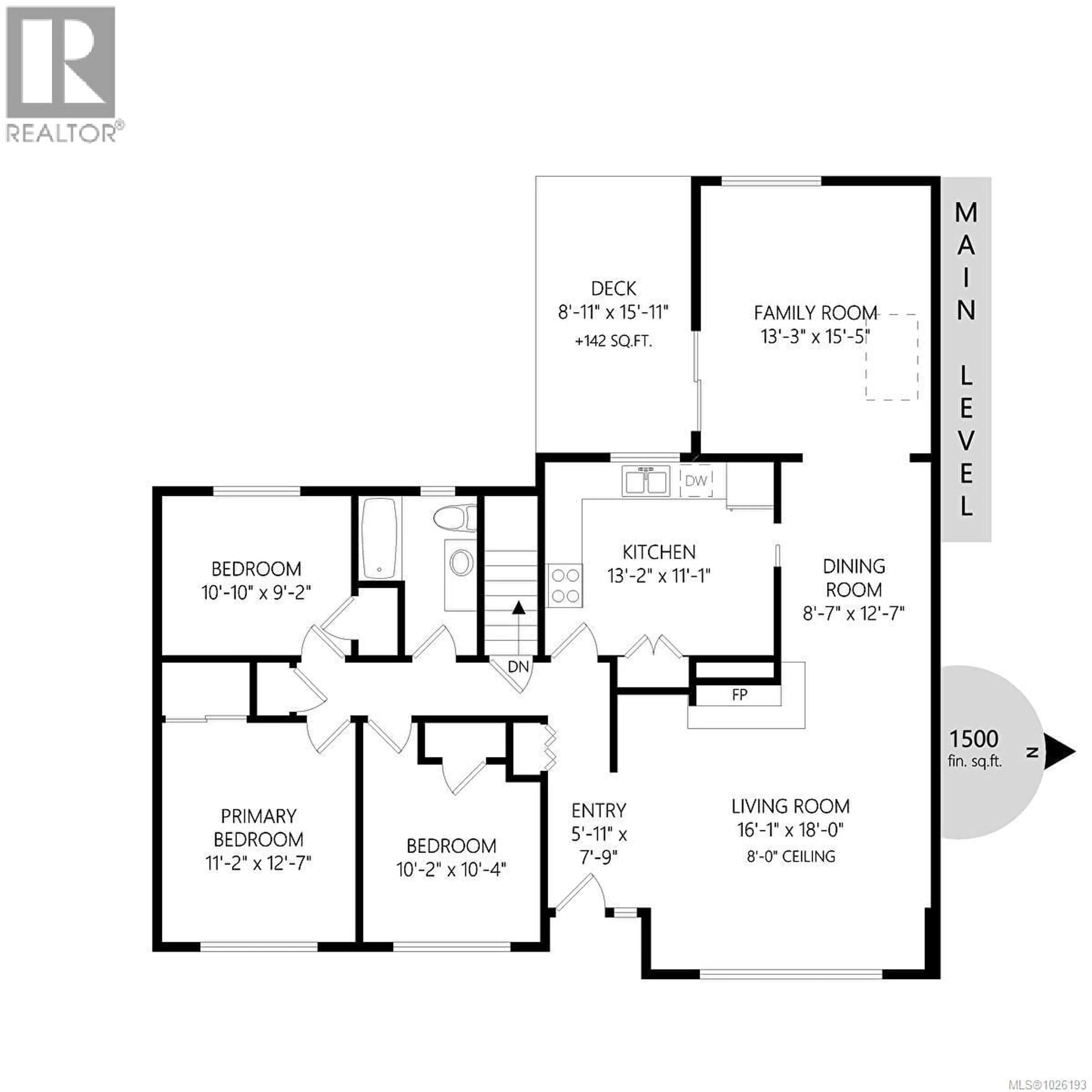 Floor plan for 2930 ORIOLE STREET, Saanich British Columbia V8R2W8