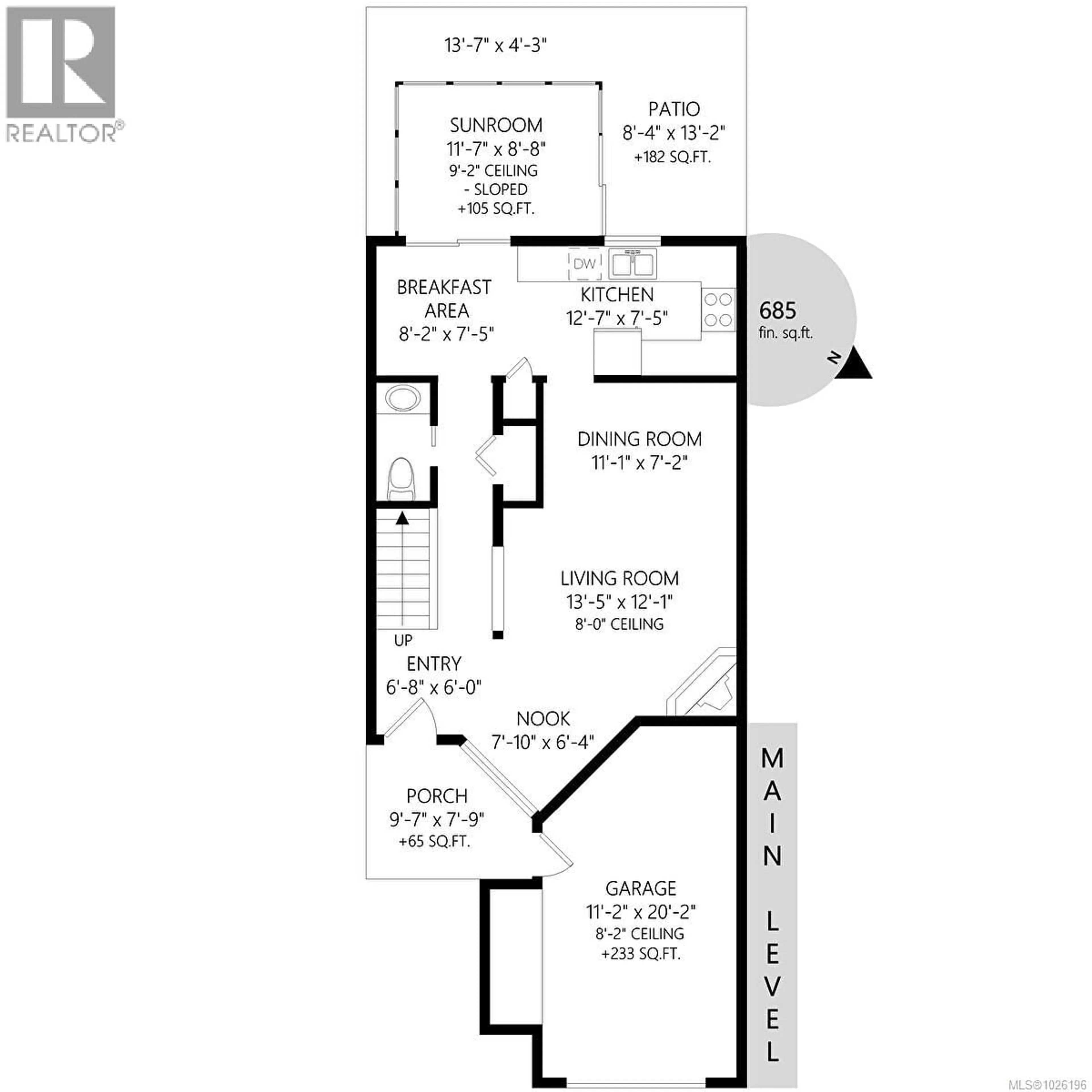 Floor plan for 2882 BELMONT AVENUE, Victoria British Columbia V8R6T3