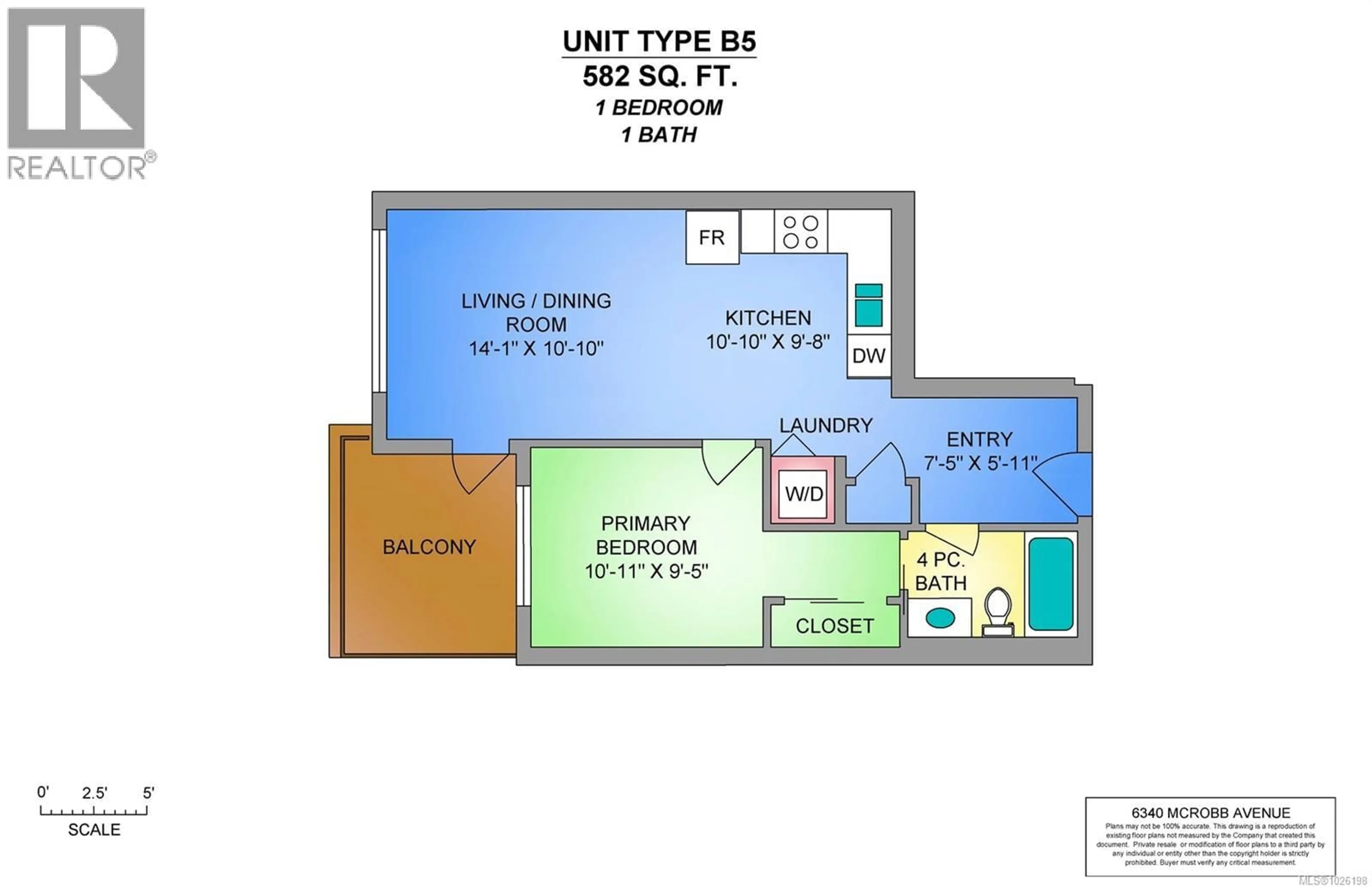 Floor plan for 412 - 6320 SENTINAL DRIVE, Nanaimo British Columbia V9V1W4