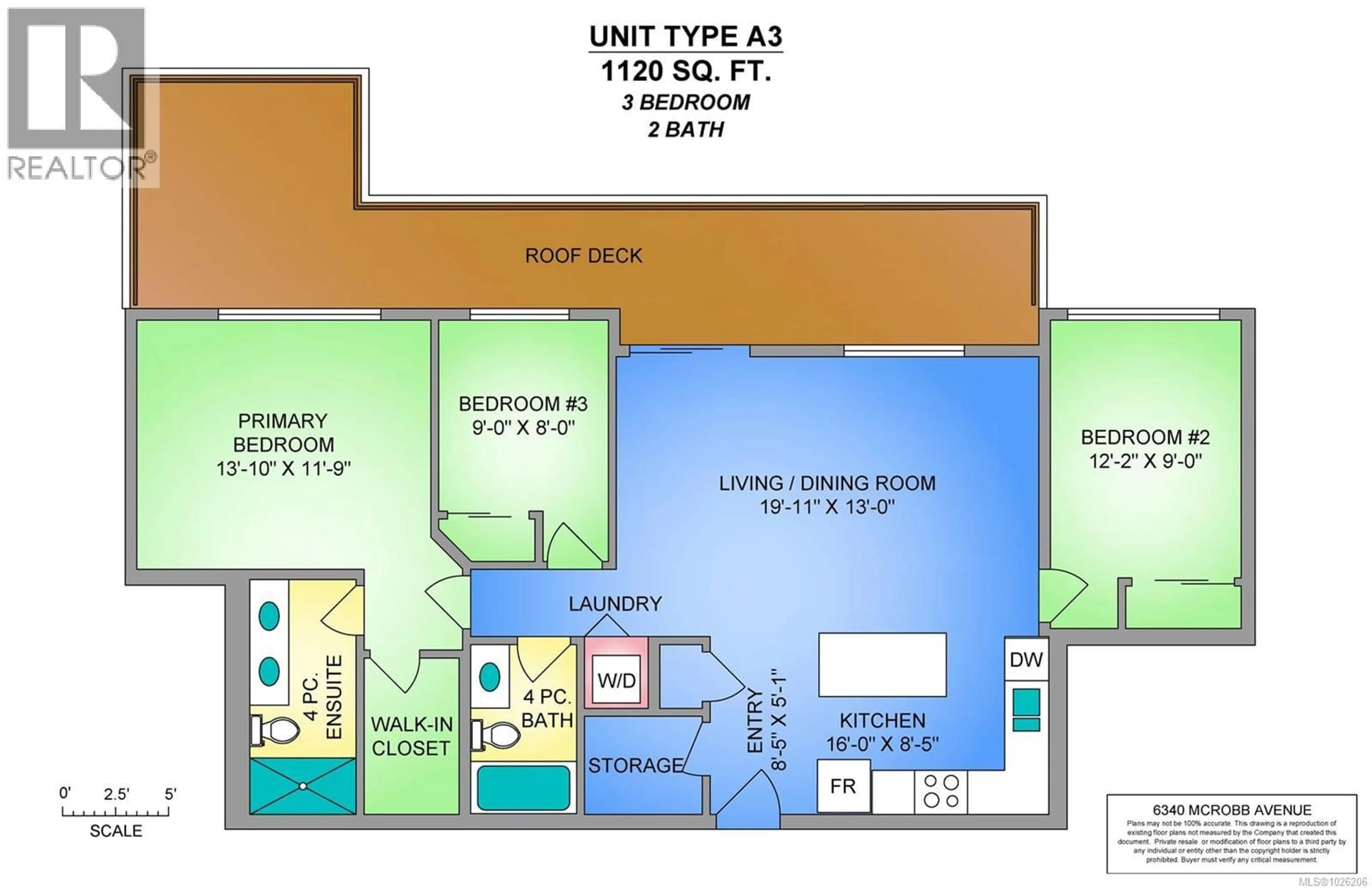 Floor plan for 606 - 6320 SENTINAL DRIVE, Nanaimo British Columbia V9V1W4