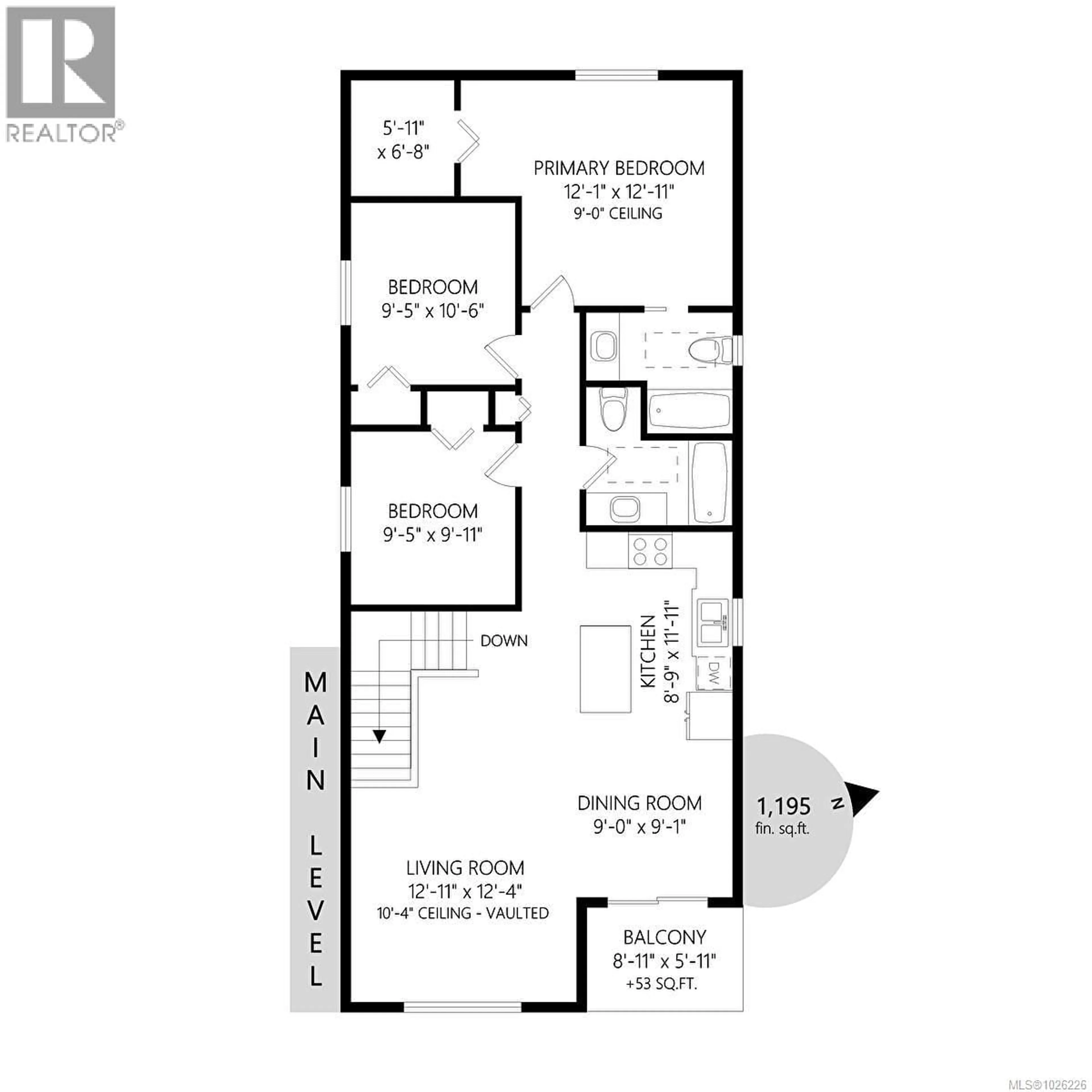 Floor plan for 16 VIEW STREET, Nanaimo British Columbia V9R4N4