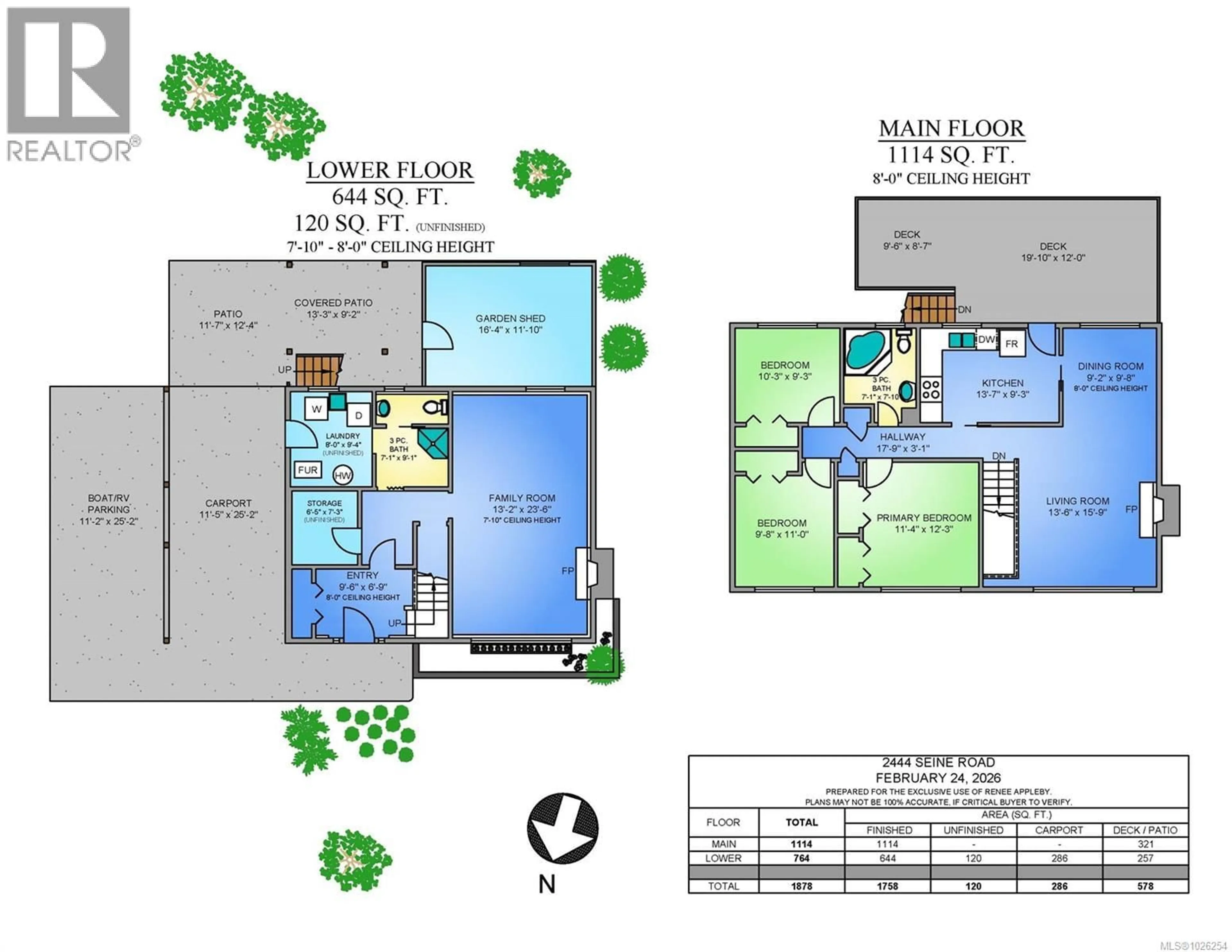 Floor plan for 2444 SEINE ROAD, Duncan British Columbia V9L4H9
